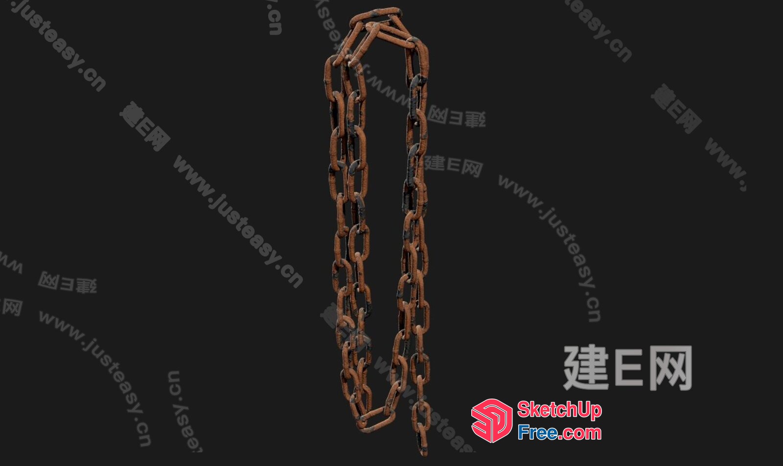 Rustic Chain Design 3D SketchUp File