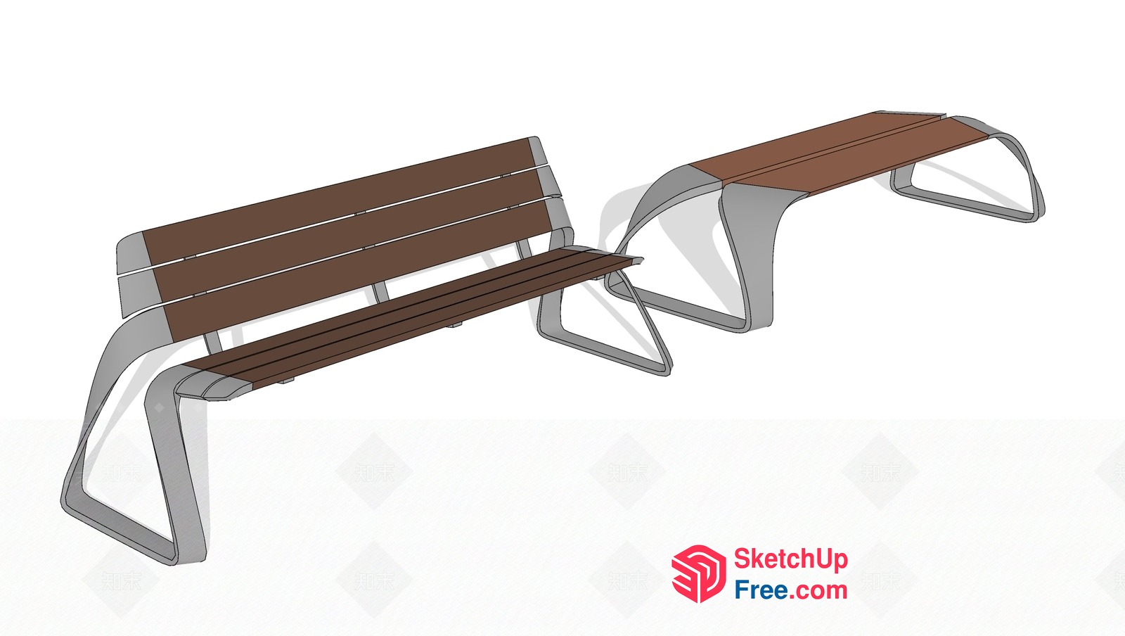Modern Outdoor Furniture Set 3D SketchUp File