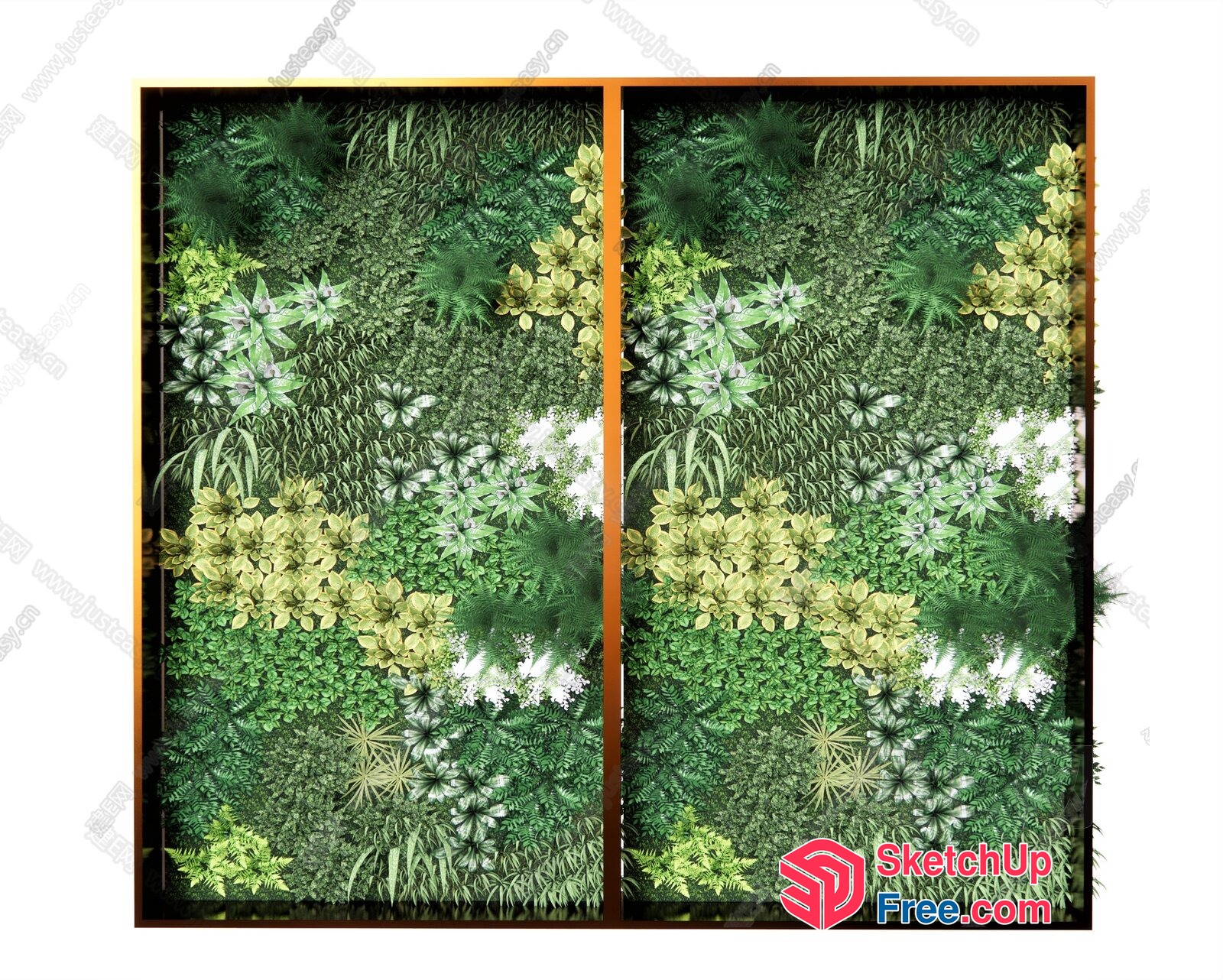 Greenery Wall Decor 3D SketchUp File