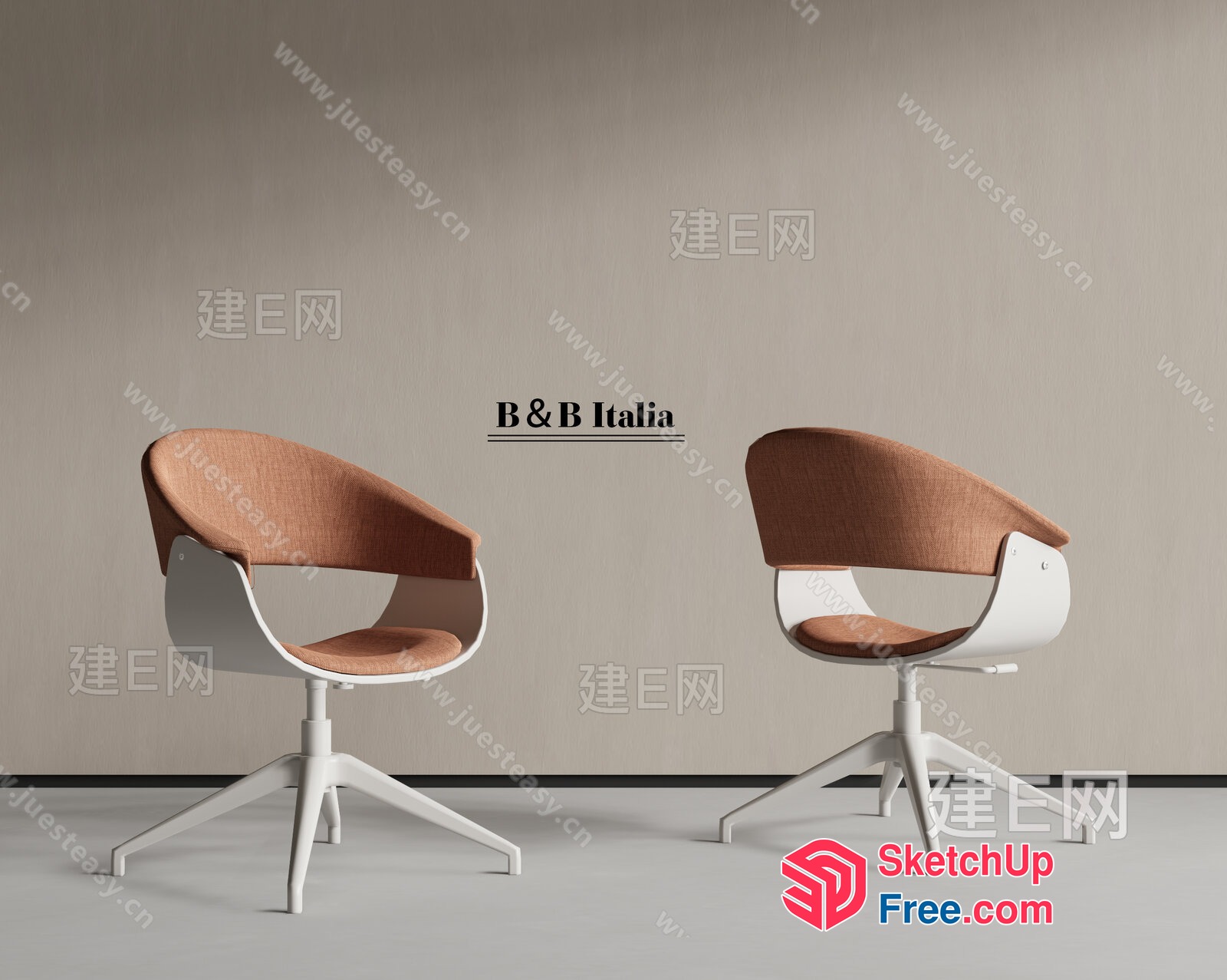 Elegant And Modern Office Chairs 3D SketchUp File