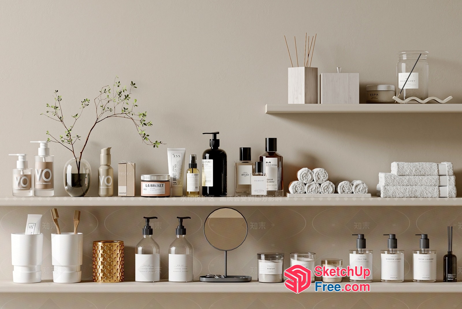 Shelf Decor And Storage 3D SketchUp File