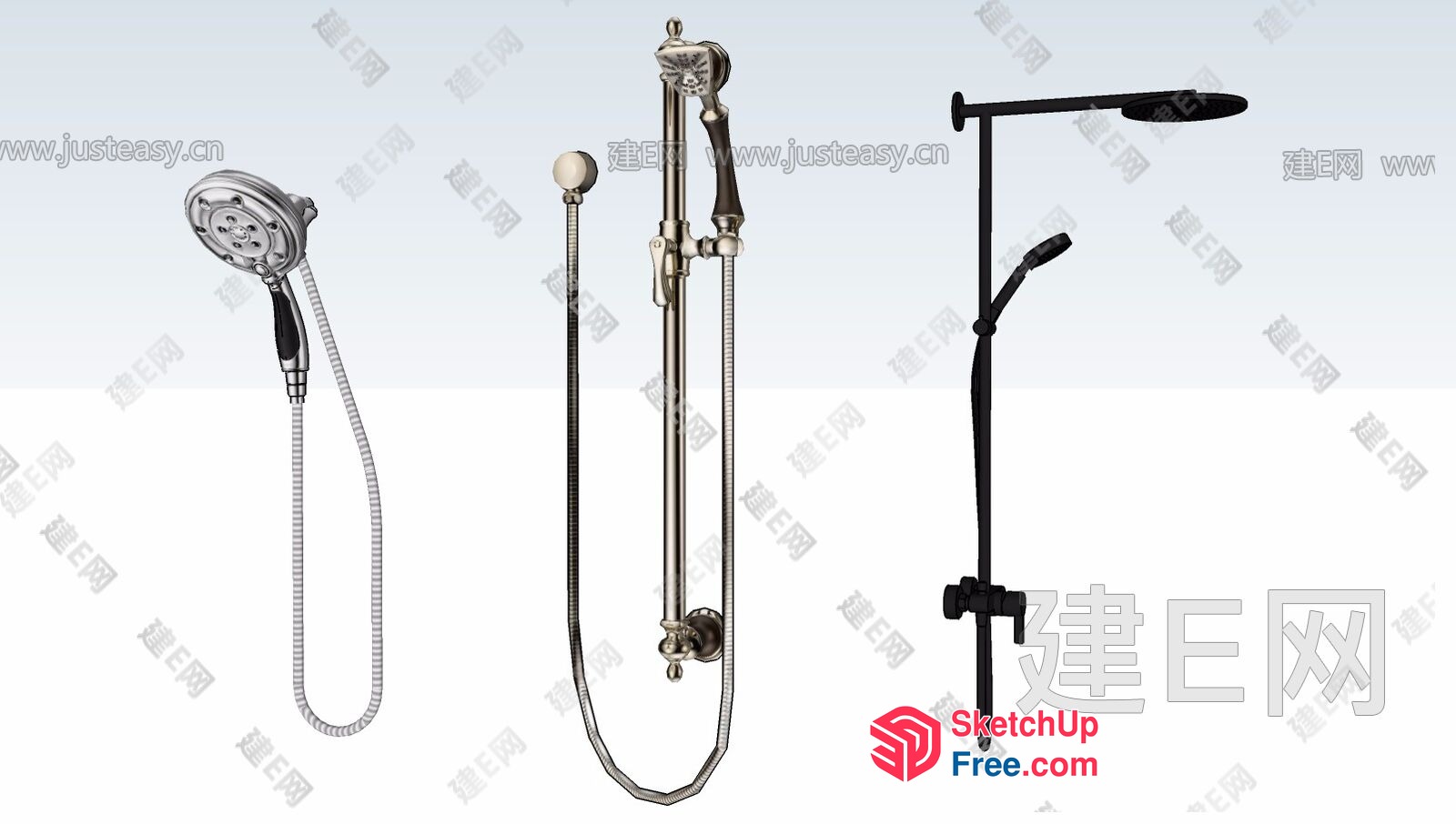 Shower Head And Faucet 3D SketchUp File