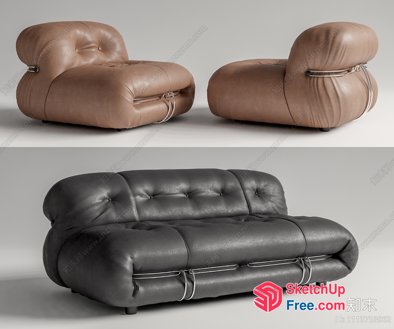 Sleek And Modern Furniture Collection 3D SketchUp File
