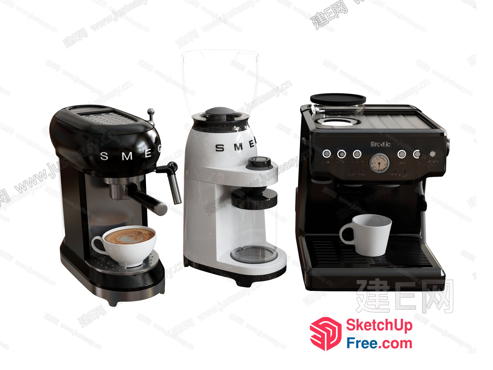 Coffee Machine And Espresso Maker Collection 3D SketchUp File
