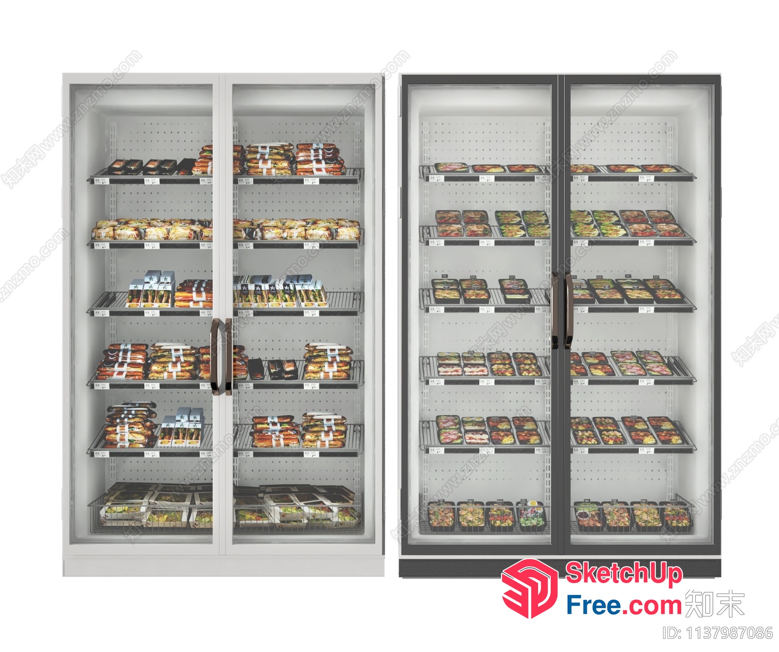 Food Storage Refrigerators 3D SketchUp File
