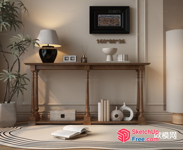 Elegant And Modern Interior Design 3D SketchUp File