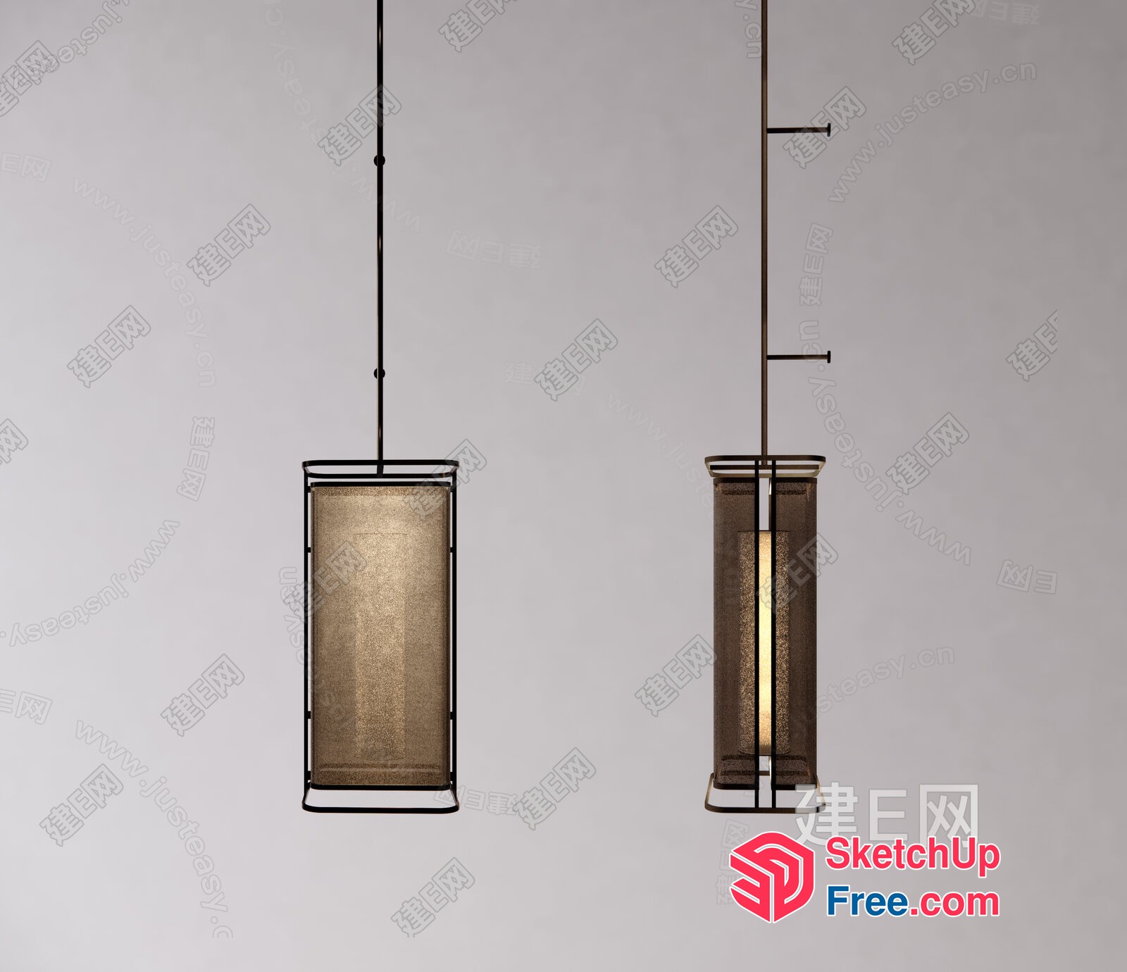 Elegant And Modern Lighting Fixtures 3D SketchUp File