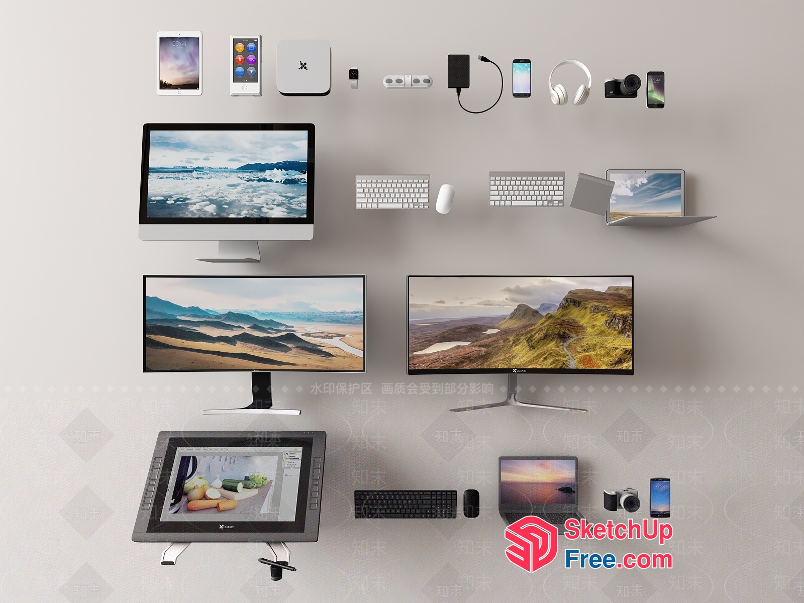 Computer Equipment And Accessories 3D SketchUp File
