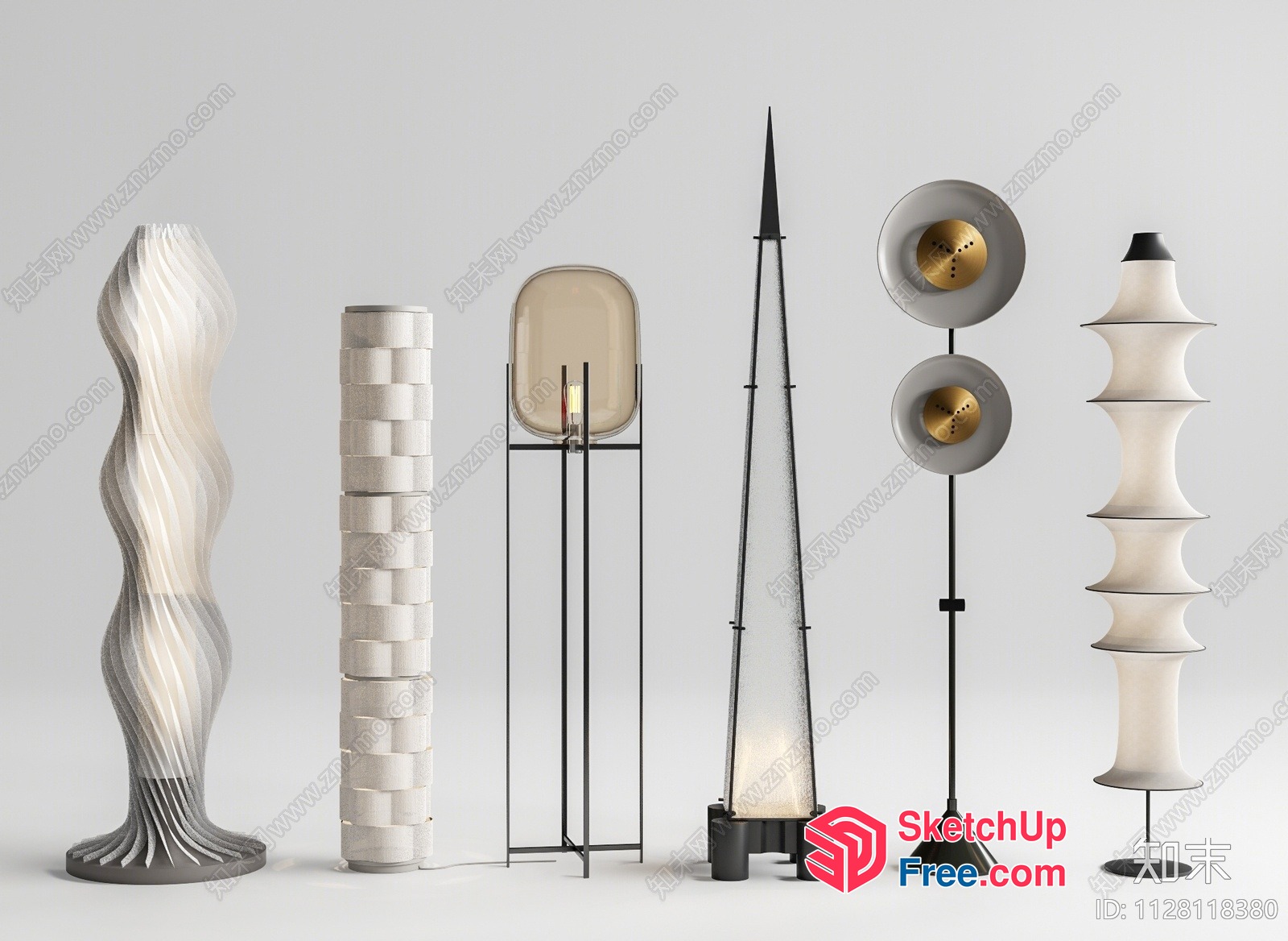 Contemporary Modern Furniture Pieces 3D SketchUp File