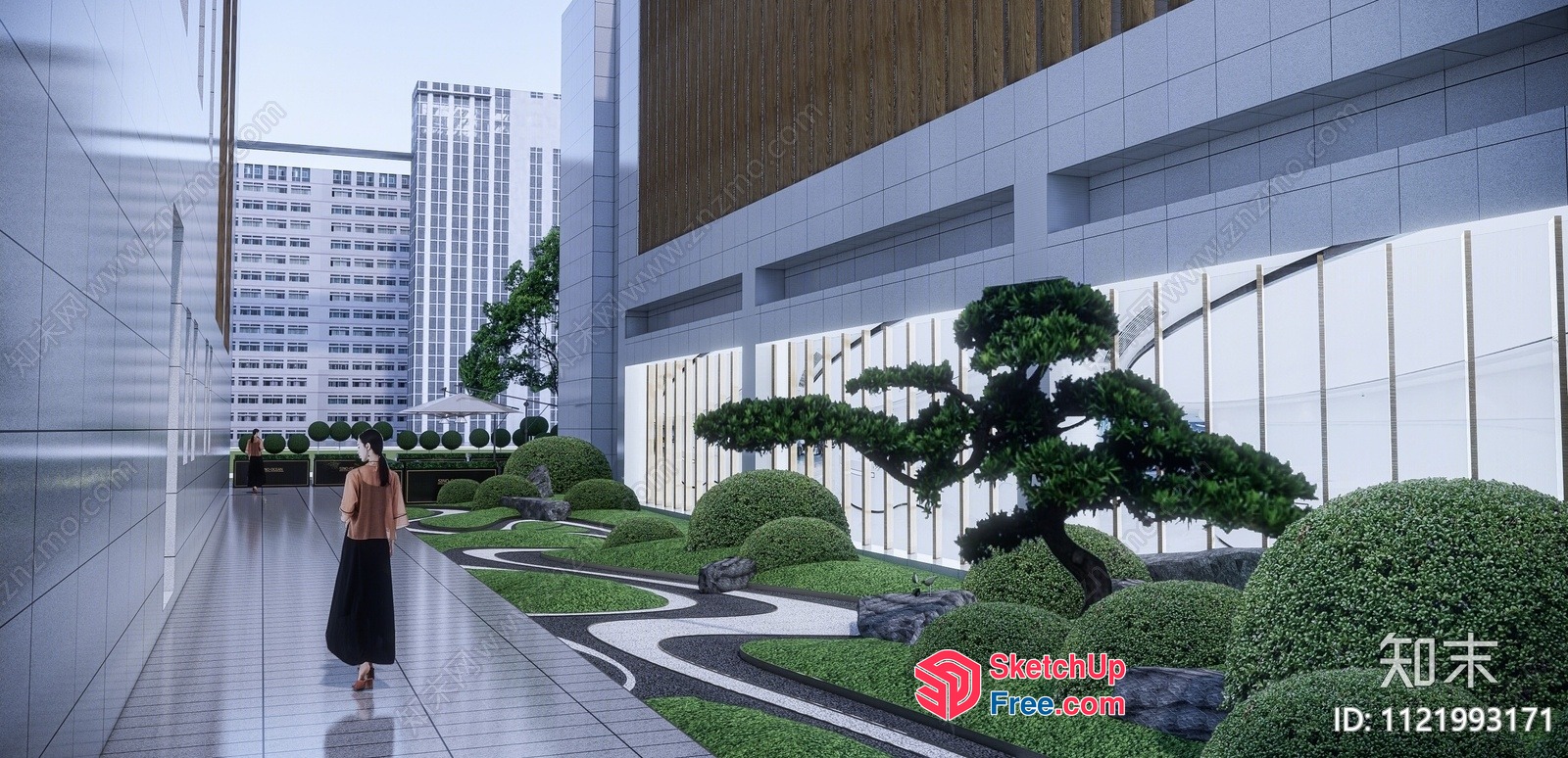 Serene Japanese-Inspired Garden Oasis 3D SketchUp File