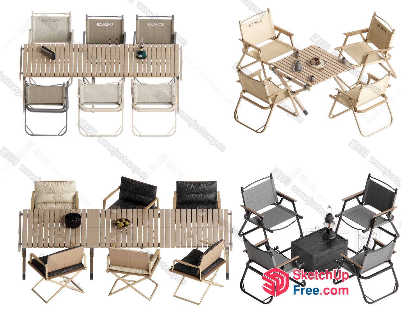 Outdoor Furniture Collection 3D SketchUp File