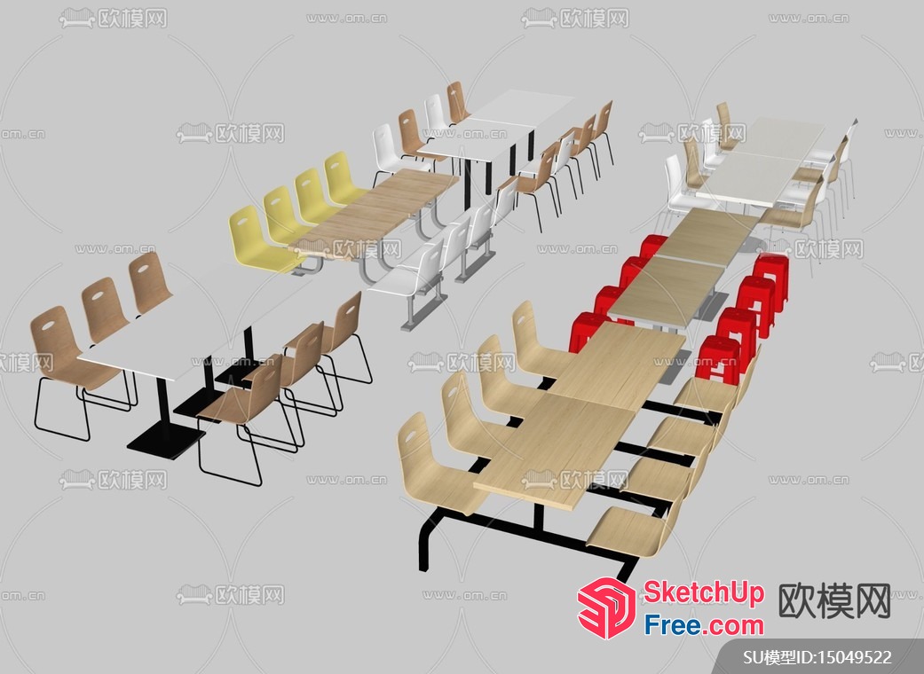 Conference Room Furniture 3D SketchUp File