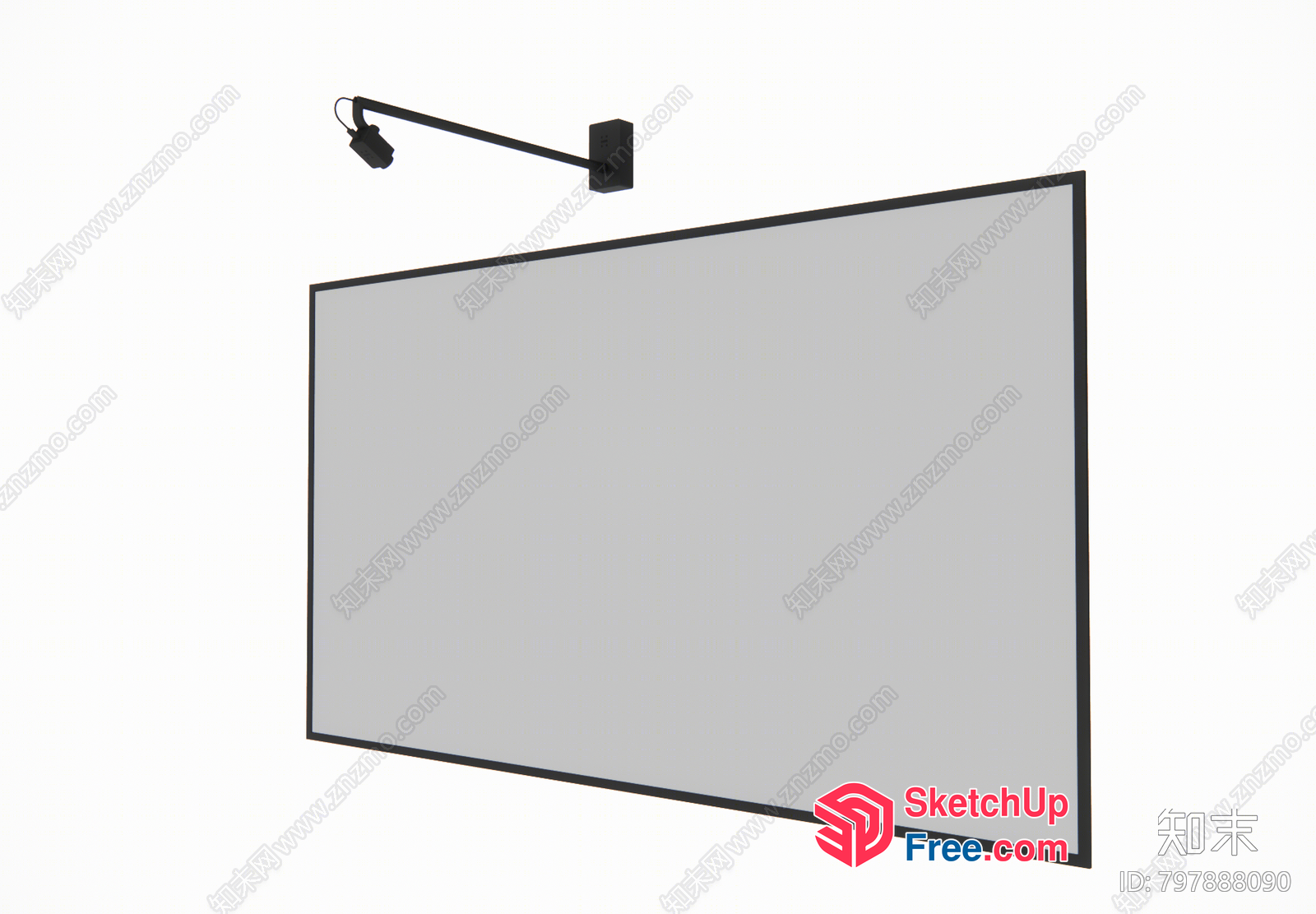 Partition Screen For Office And Home 3D SketchUp File
