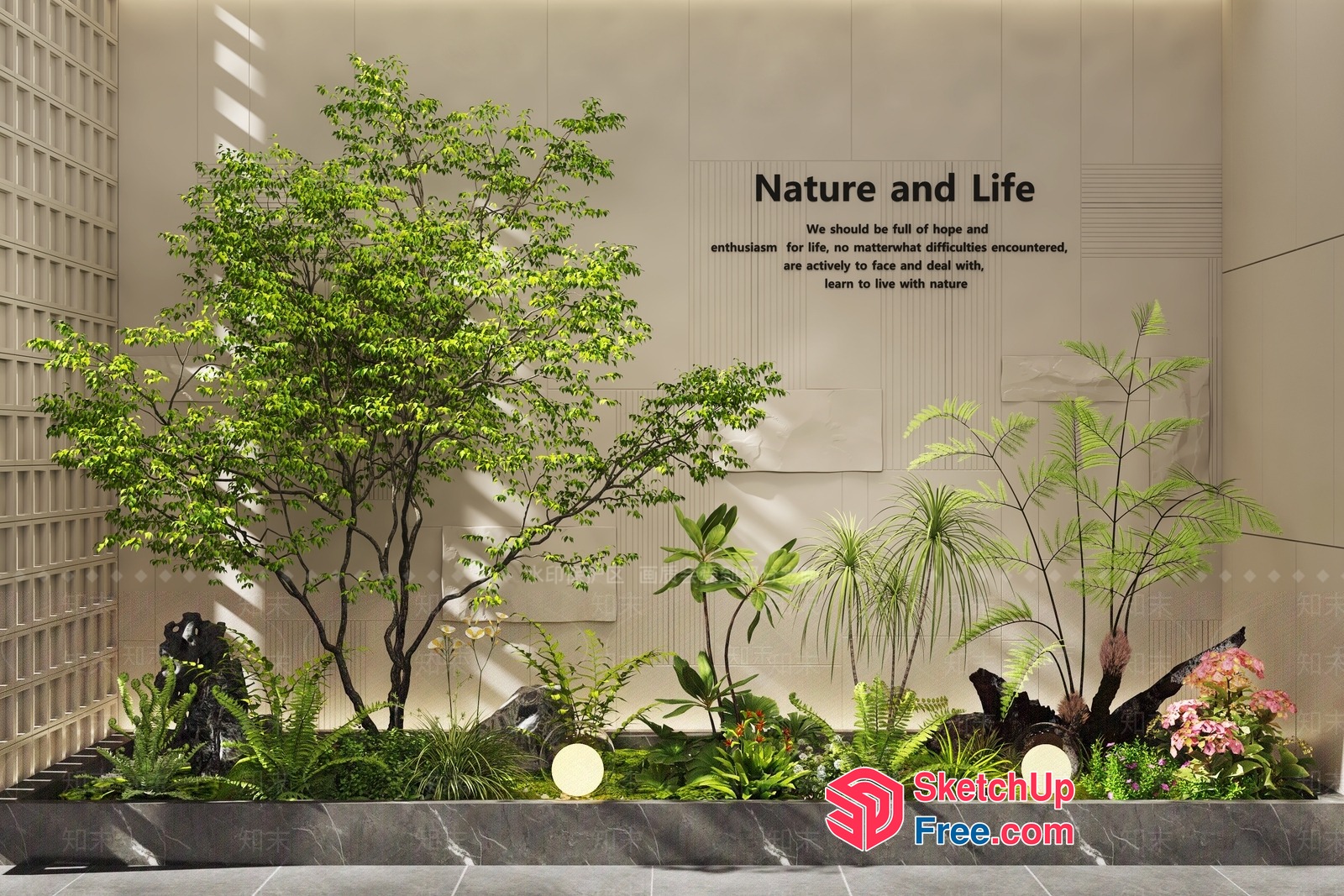 Nature And Life Decor 3D SketchUp File