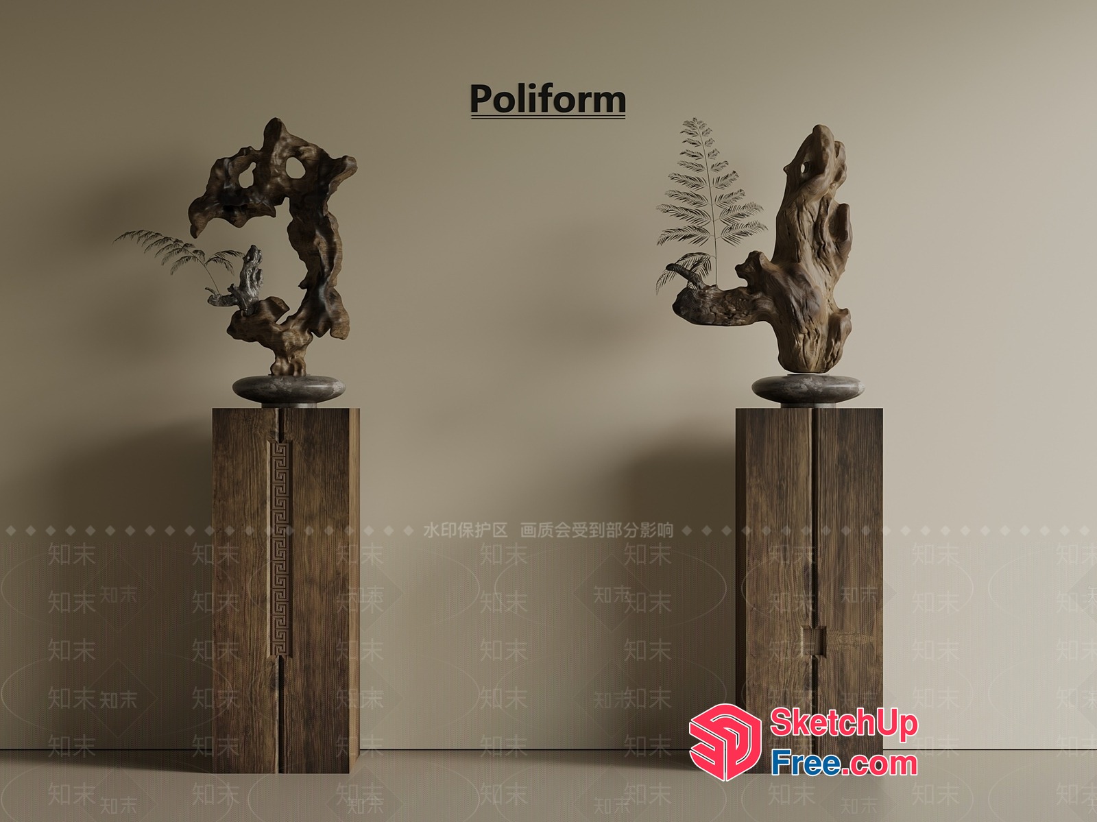 Poliform Pillars 3D SketchUp File