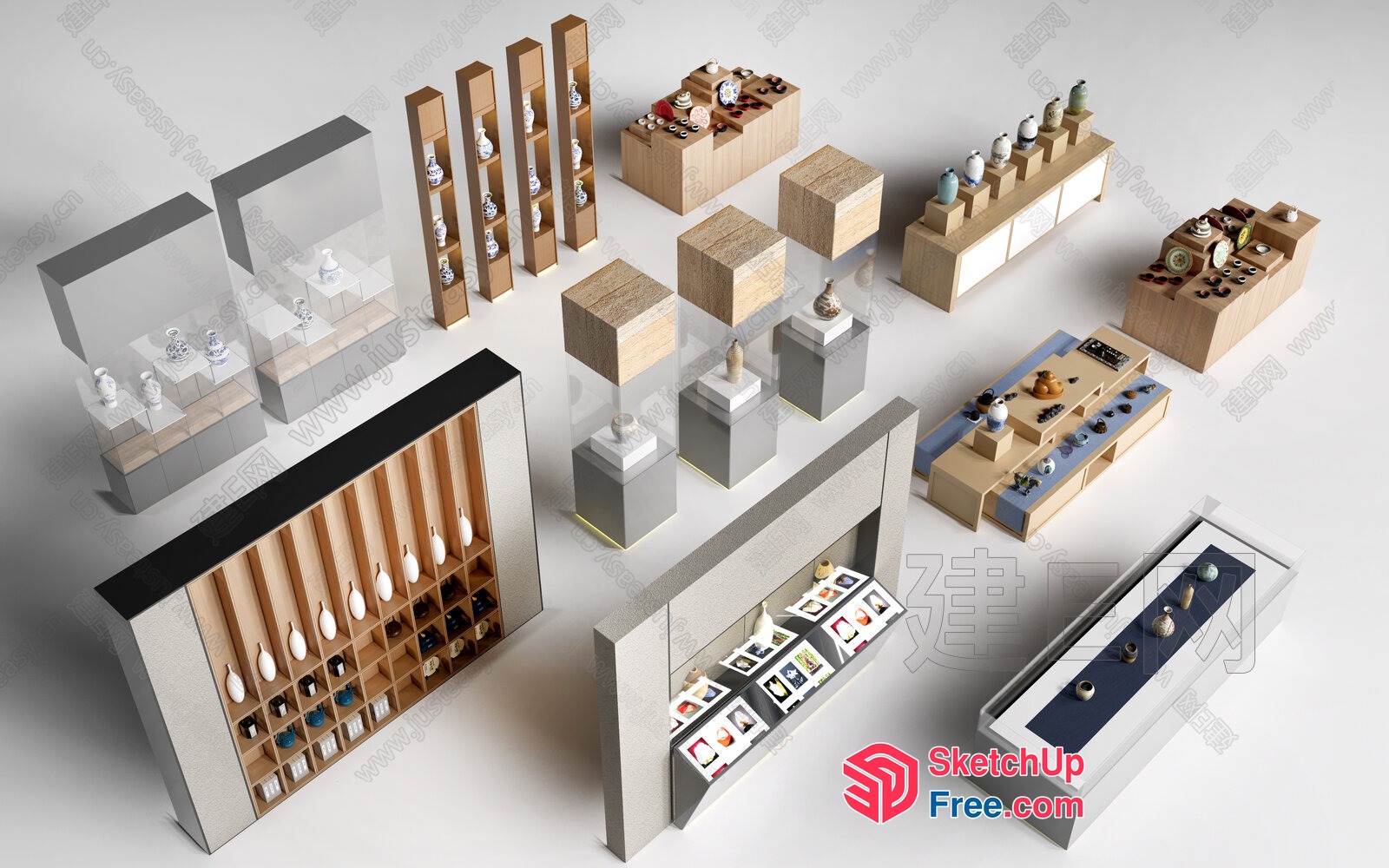 3D Models Of Various Furniture And Decorations 3D SketchUp File