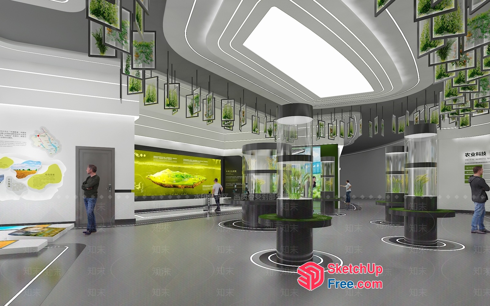 Modern Interior Design Showroom 3D SketchUp File