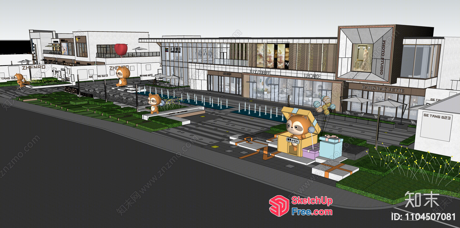 Commercial Street Cladding 3D SketchUp File