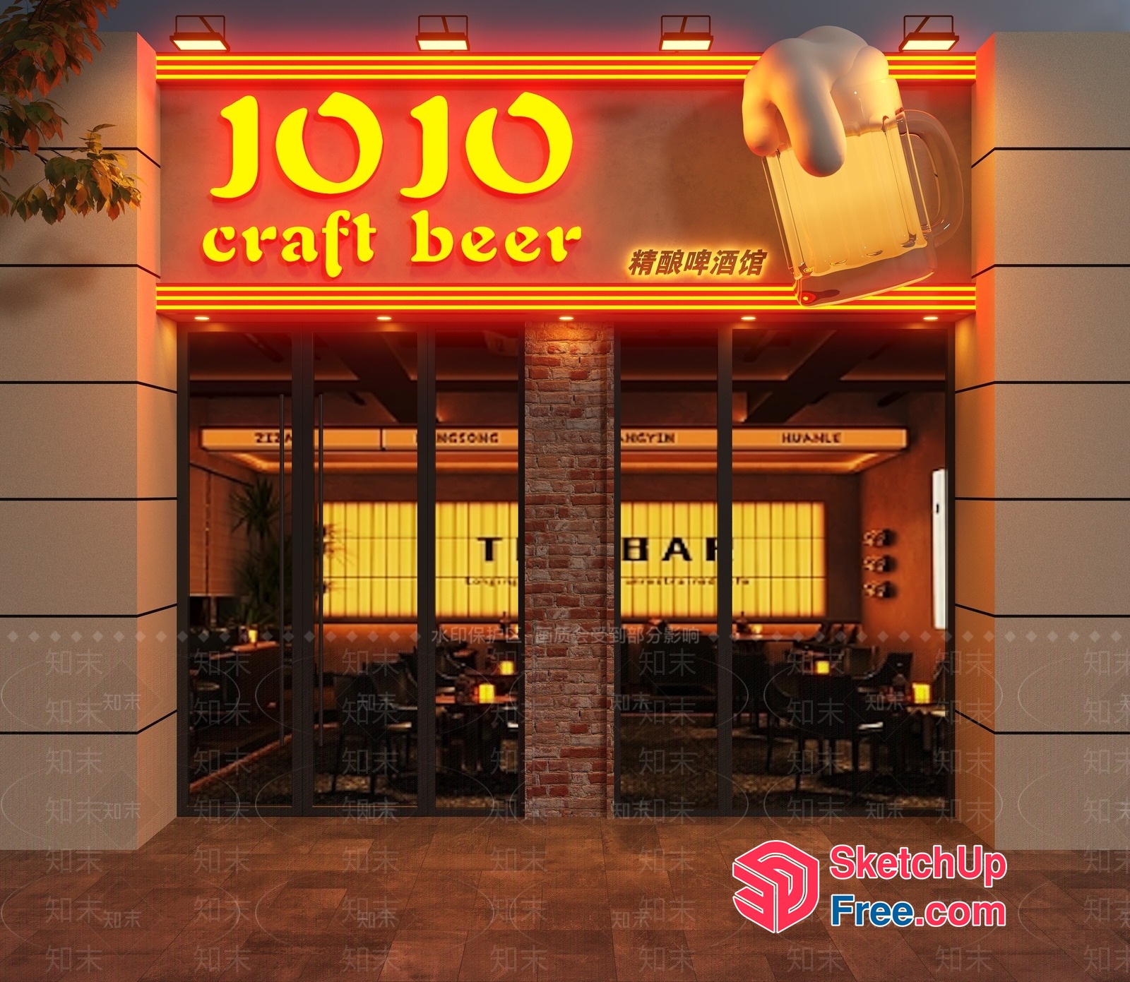 Jojo Craft Beer 3D SketchUp File