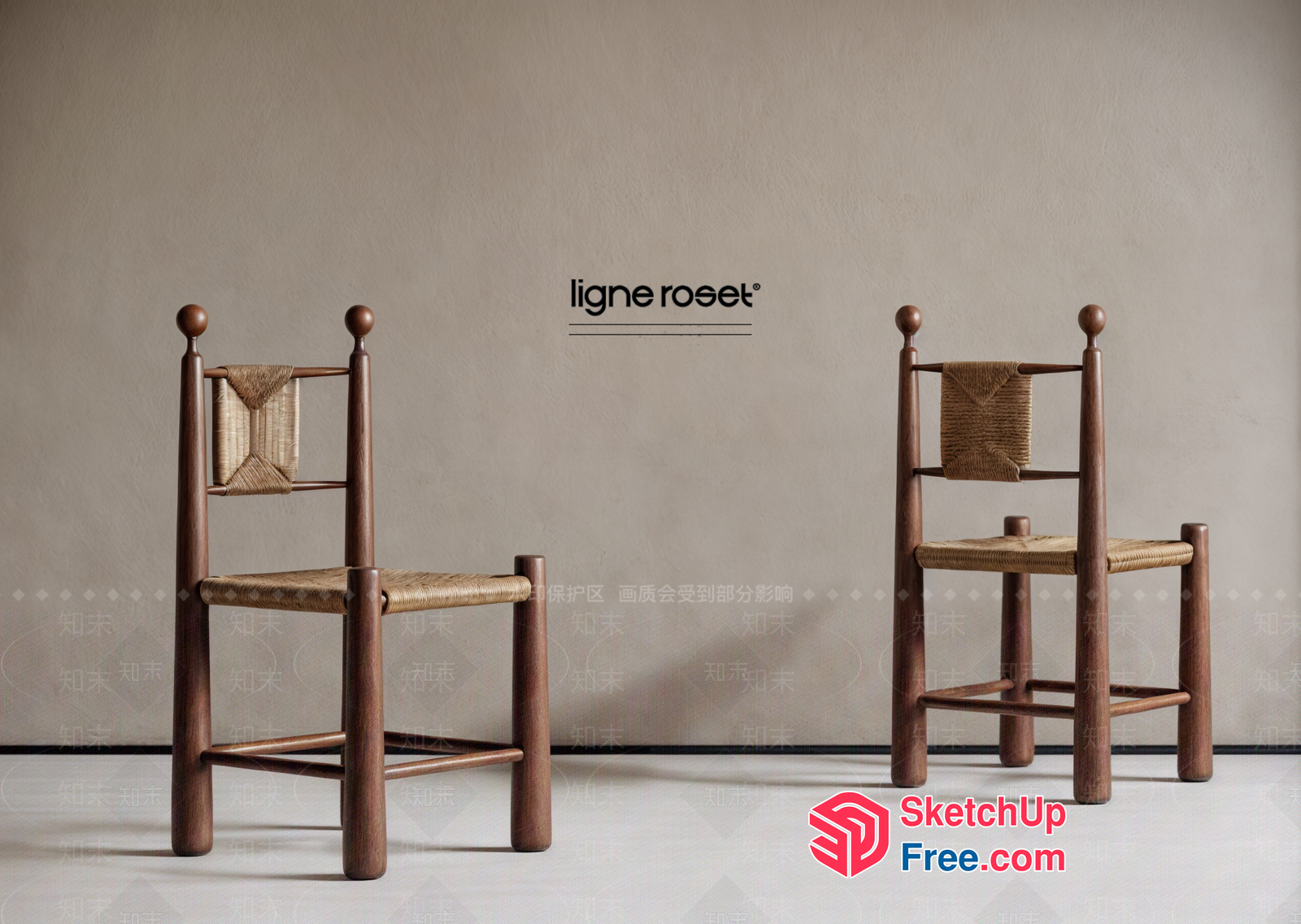 Elegant Rattan Chair Designs For Modern Living 3D SketchUp File