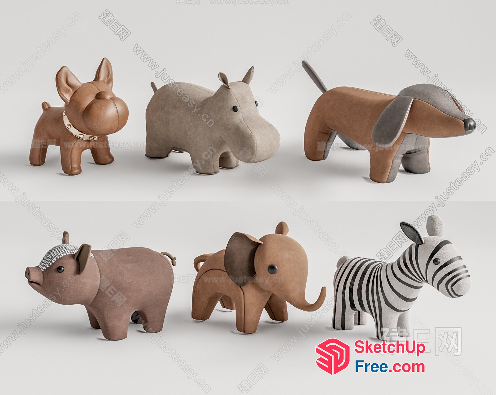 Animal Decorative Objects 3D SketchUp File