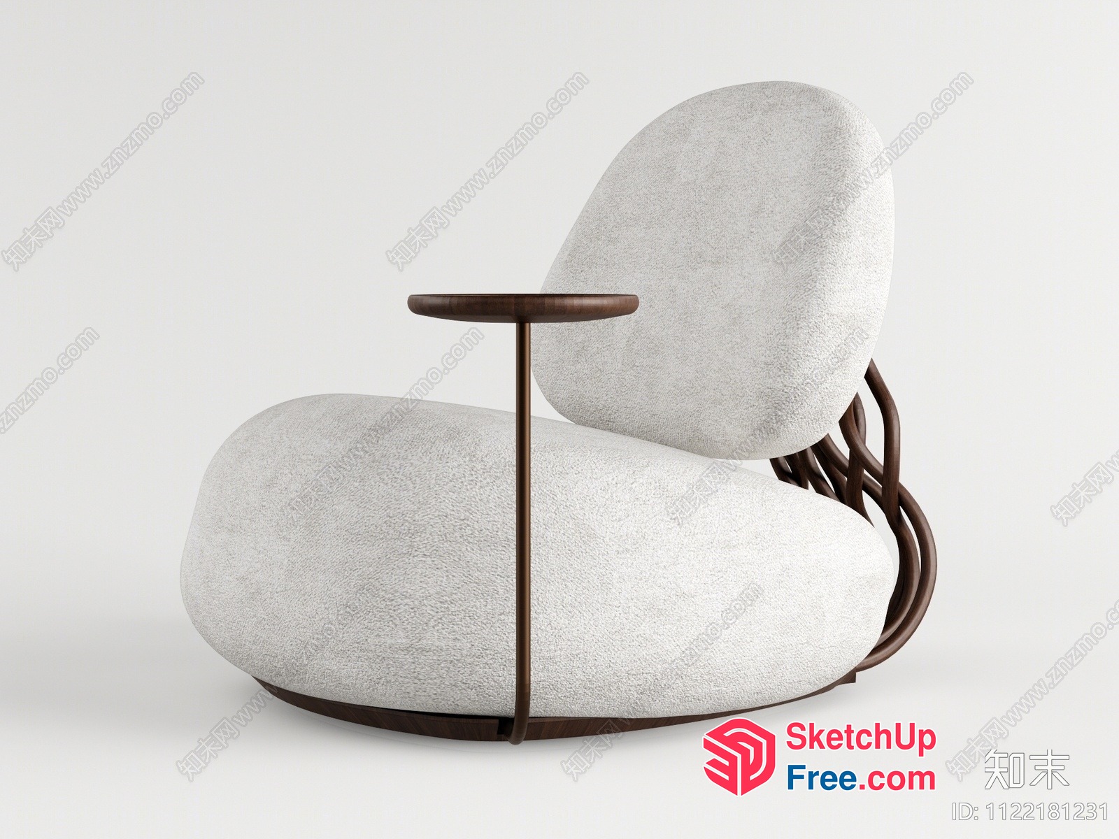 Elegant Minimalist Modern Chair Design 3D SketchUp File
