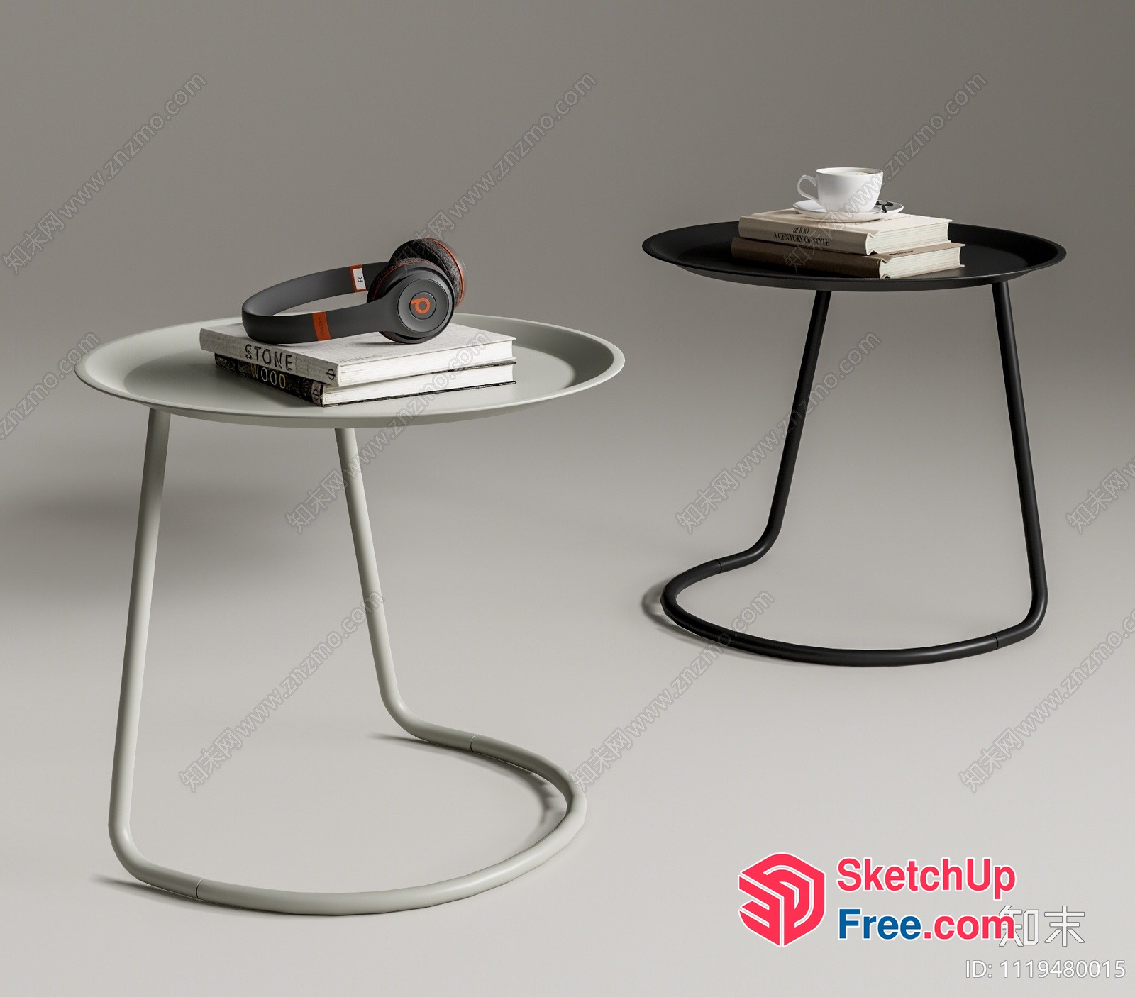 Minimalist Stylish Tables And Coffee Table 3D SketchUp File