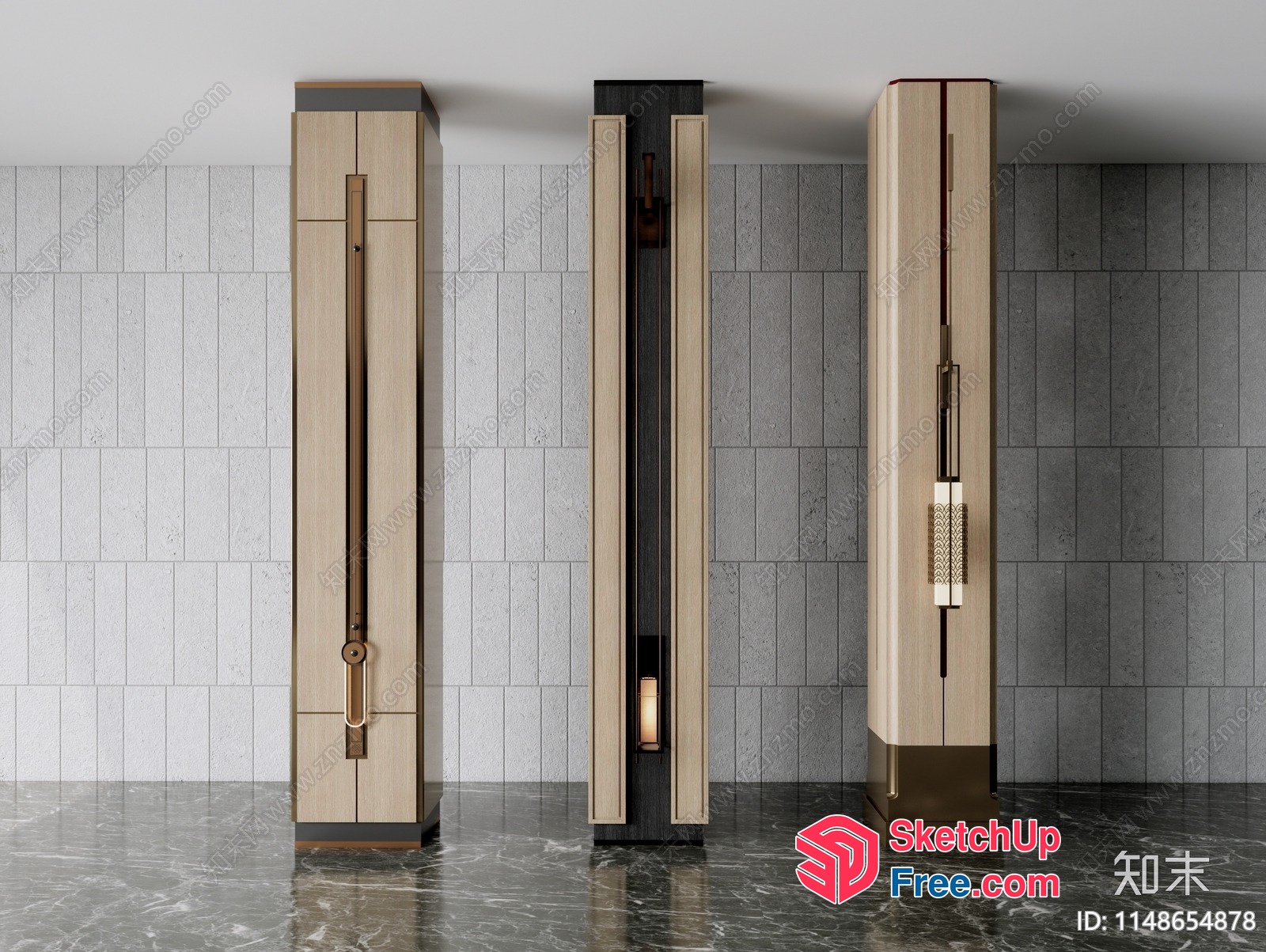 Three Pillars Of Modern Design 3D SketchUp File