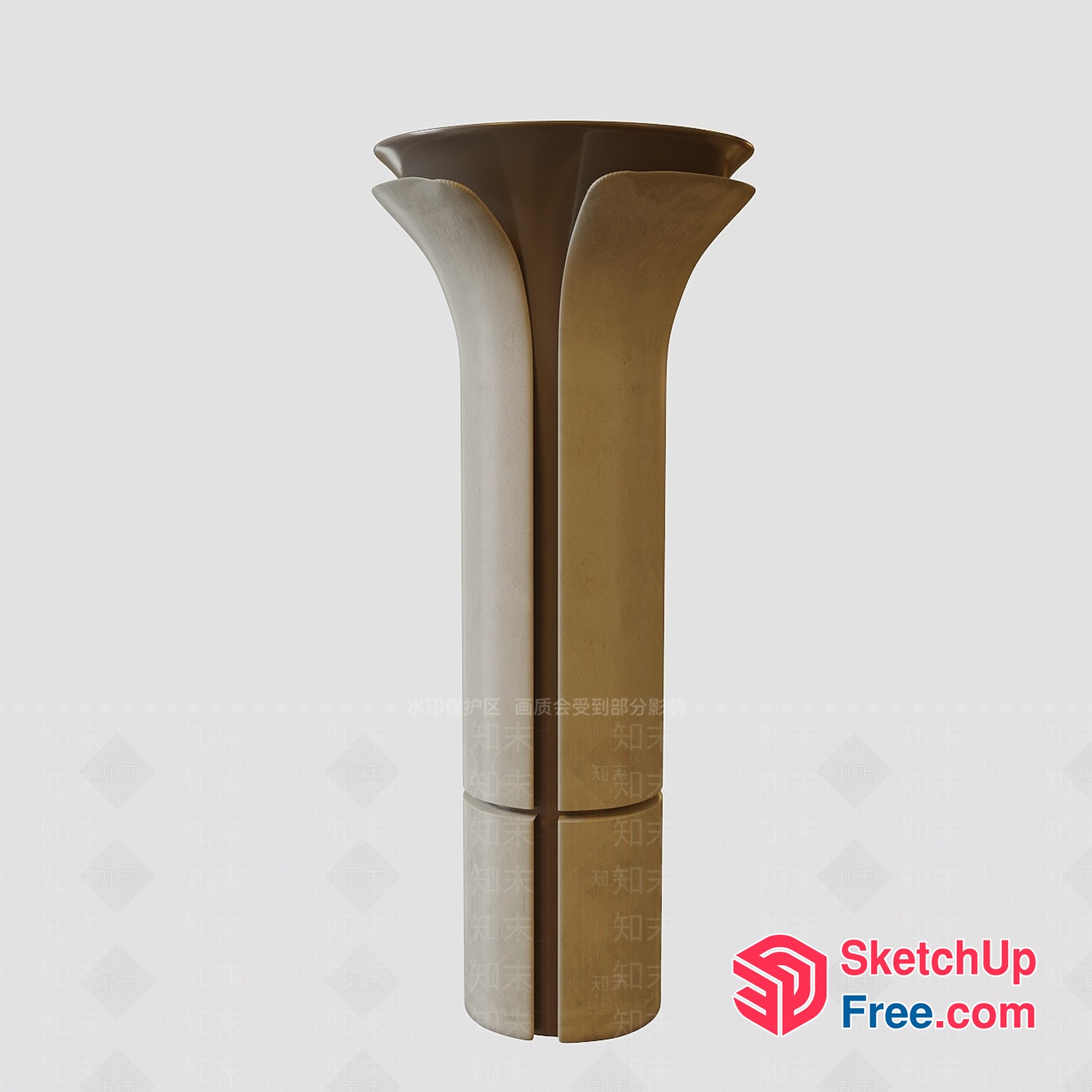Elegant And Modern Vase 3D SketchUp File