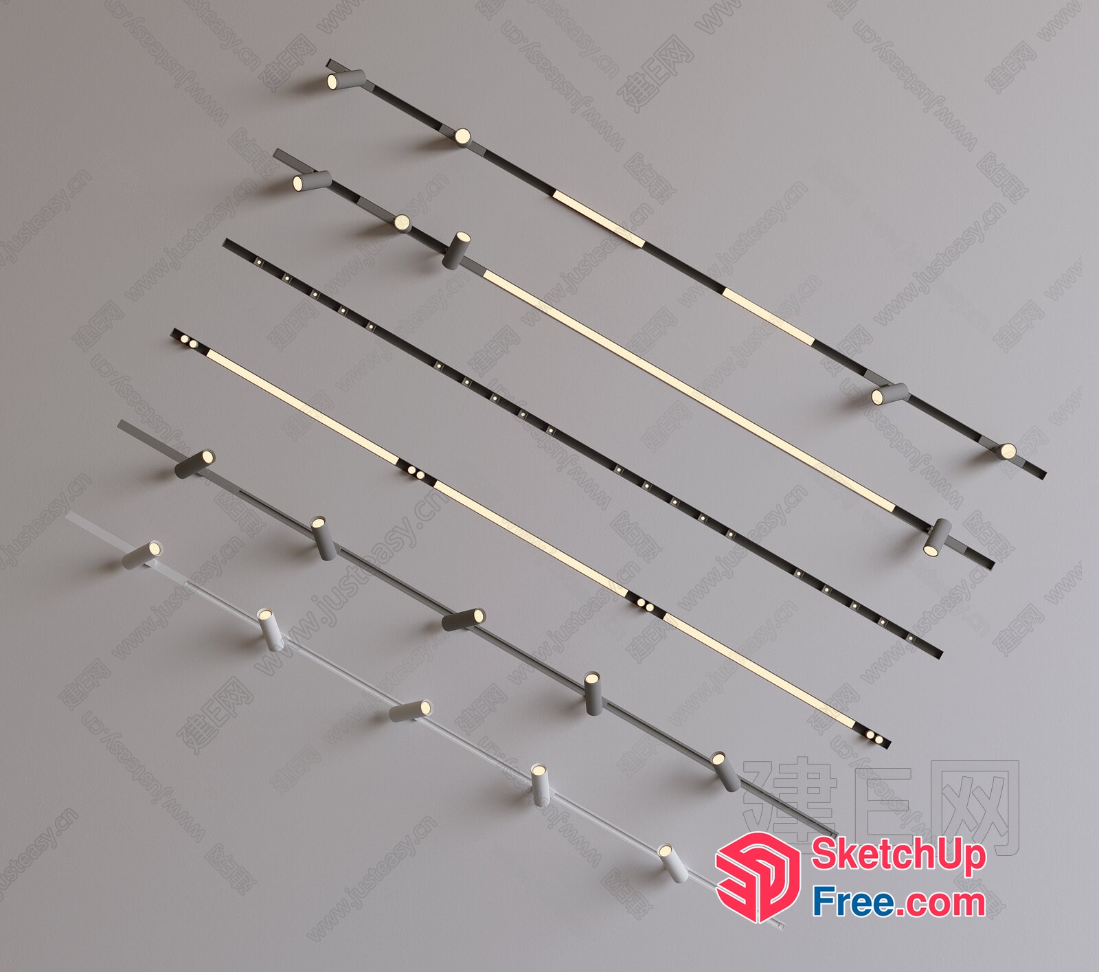 Modern Wall Light Fixtures For Contemporary Spaces 3D SketchUp File