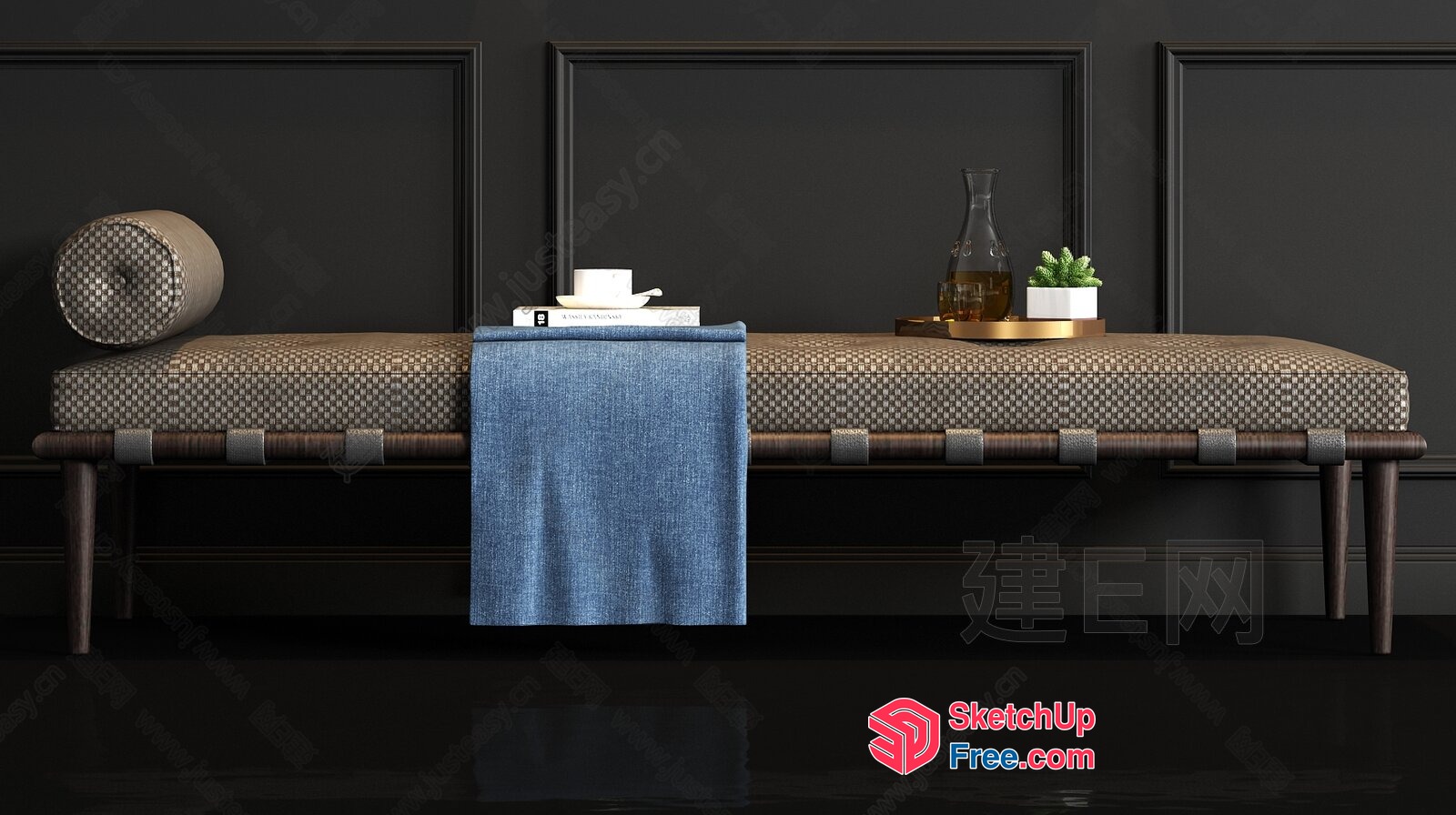 Elegant And Sophisticated Modern Interior 3D SketchUp File
