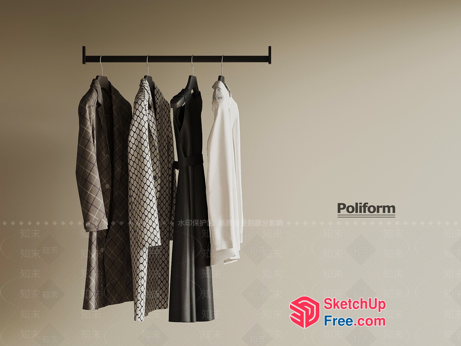 Poliform Furniture Collection 3D SketchUp File