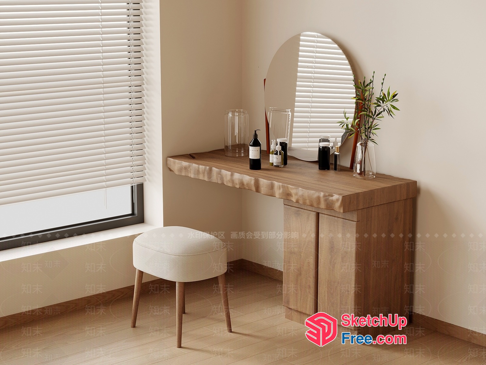 Elegant And Modern Home Decor Setup 3D SketchUp File