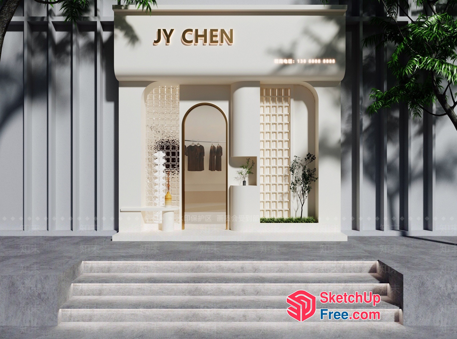 Jy Chen Stairs 3D SketchUp File