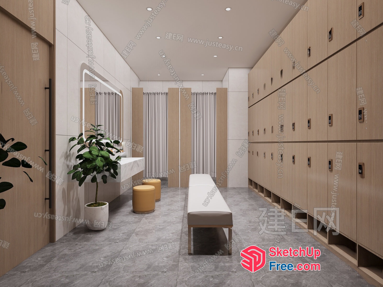 Elegant Minimalist Interior Design 3D SketchUp File