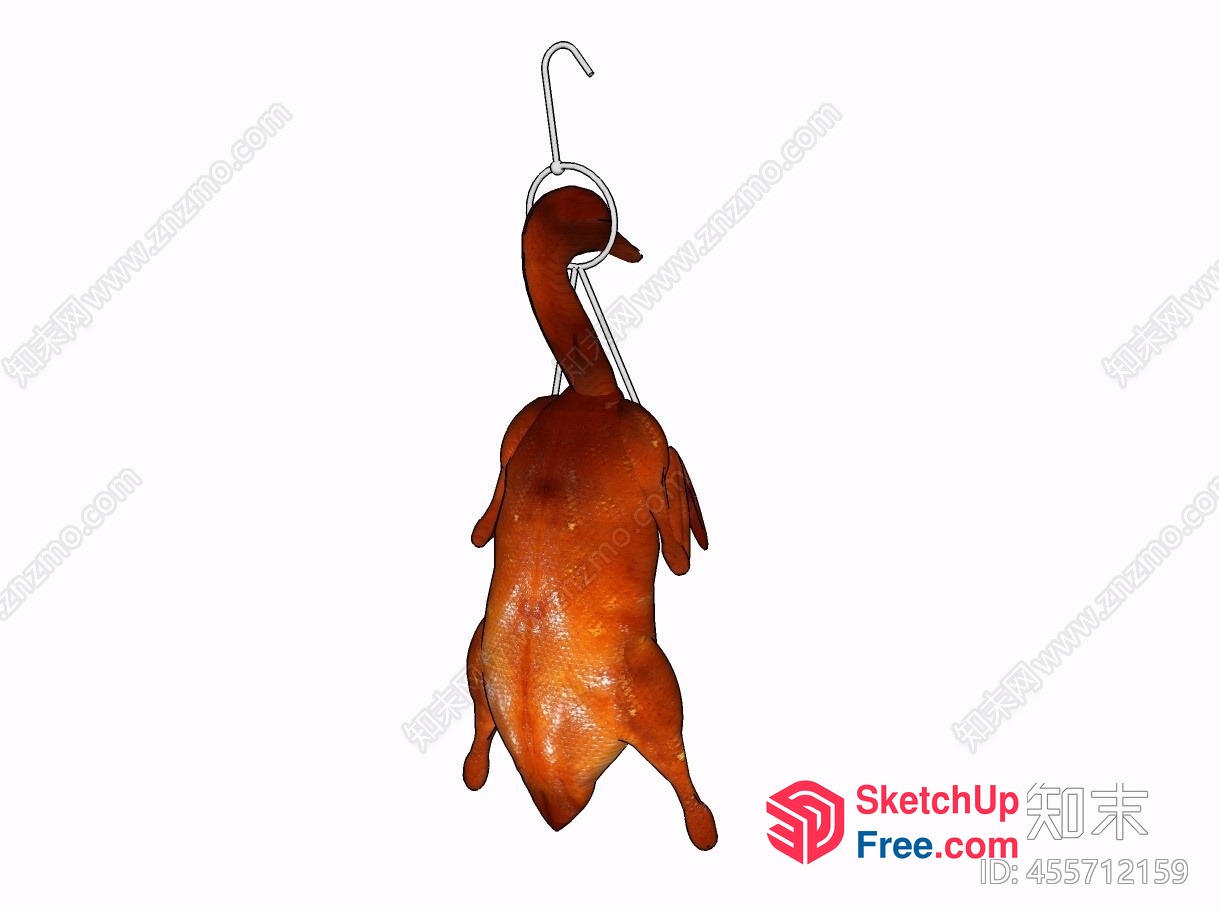 Roasted Duck On A Hook 3D SketchUp File