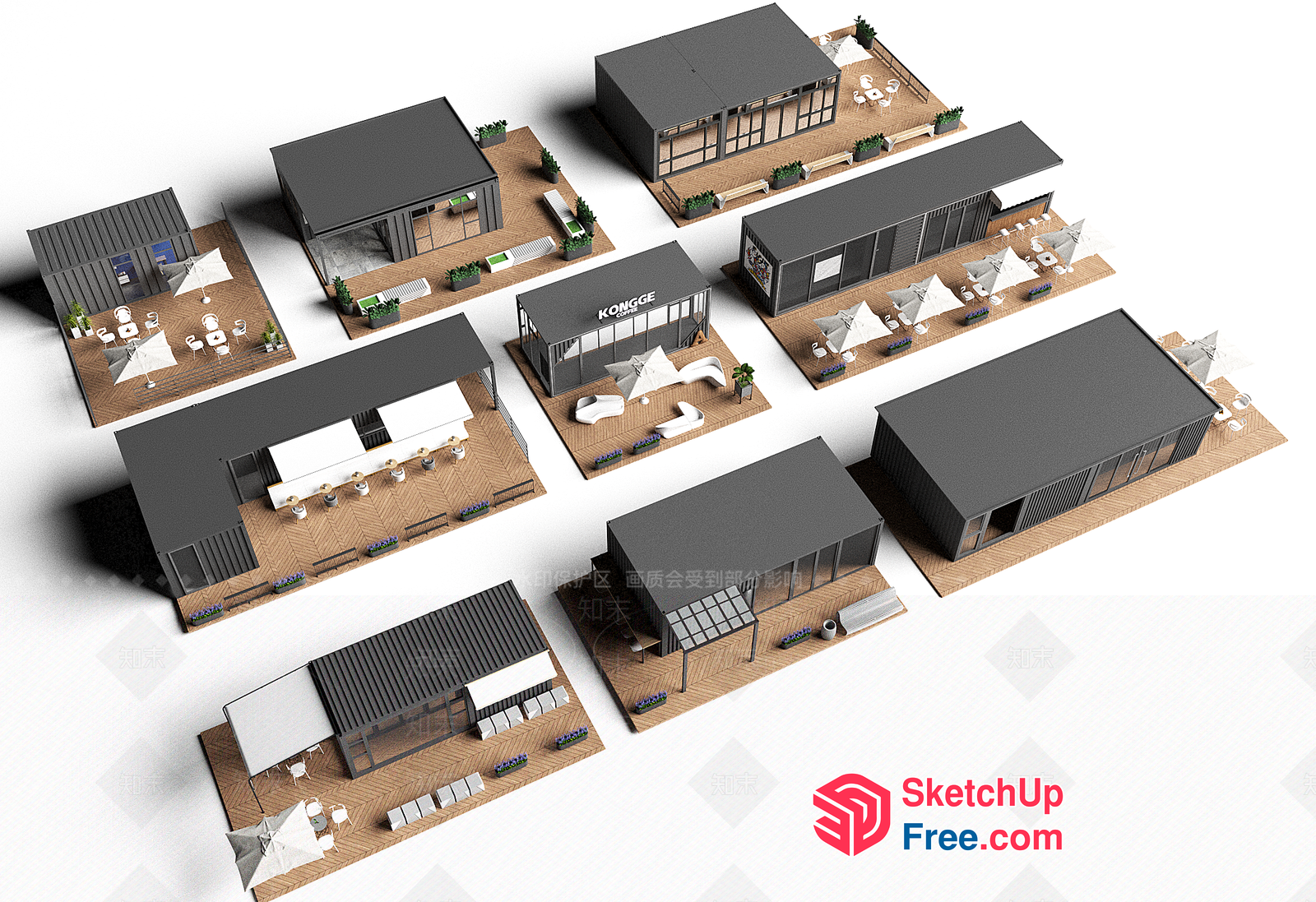 Commercial Street Cladding 3D SketchUp File