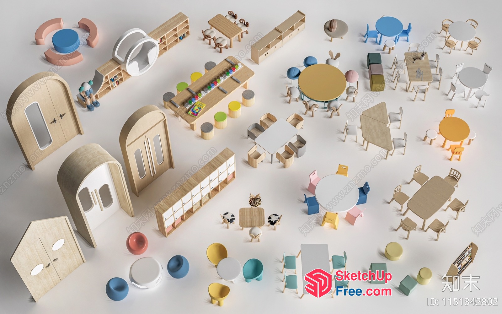Modern Furniture And Decorations For A Stylish Home 3D SketchUp File