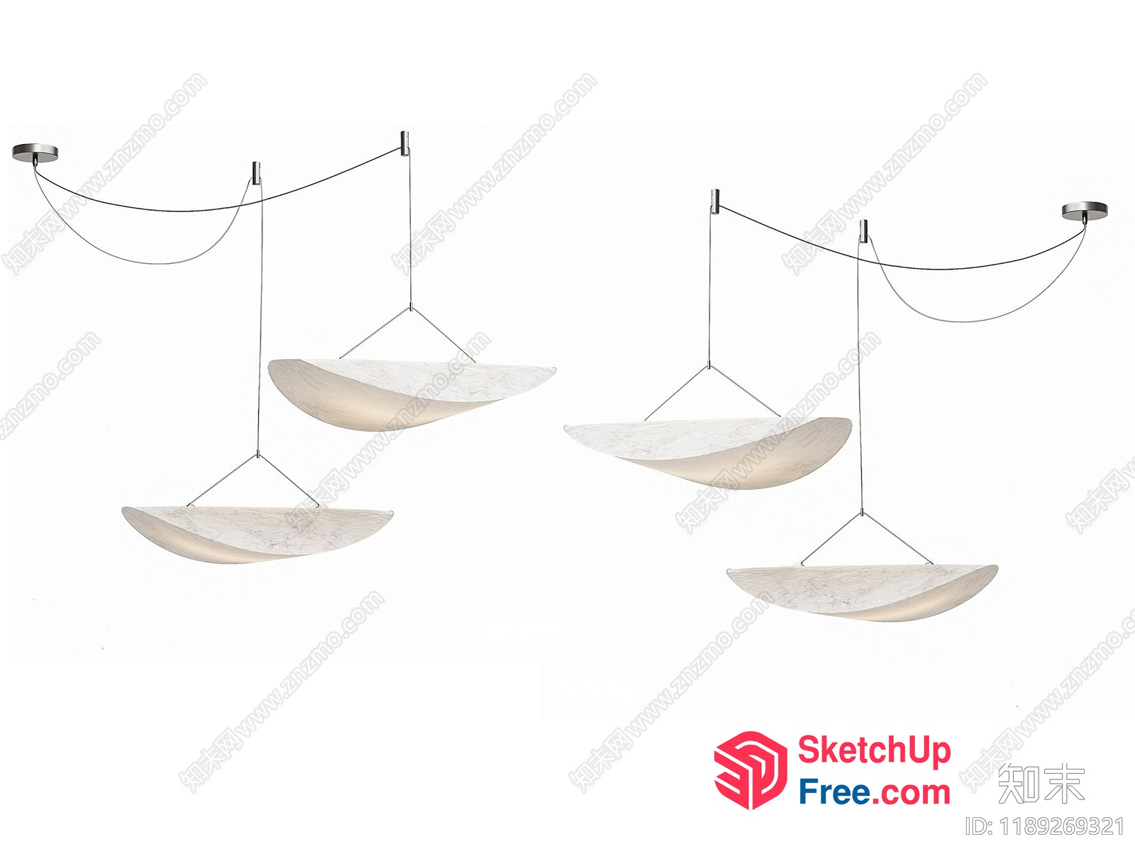 Sleek And Modern Ceiling Decorations 3D SketchUp File
