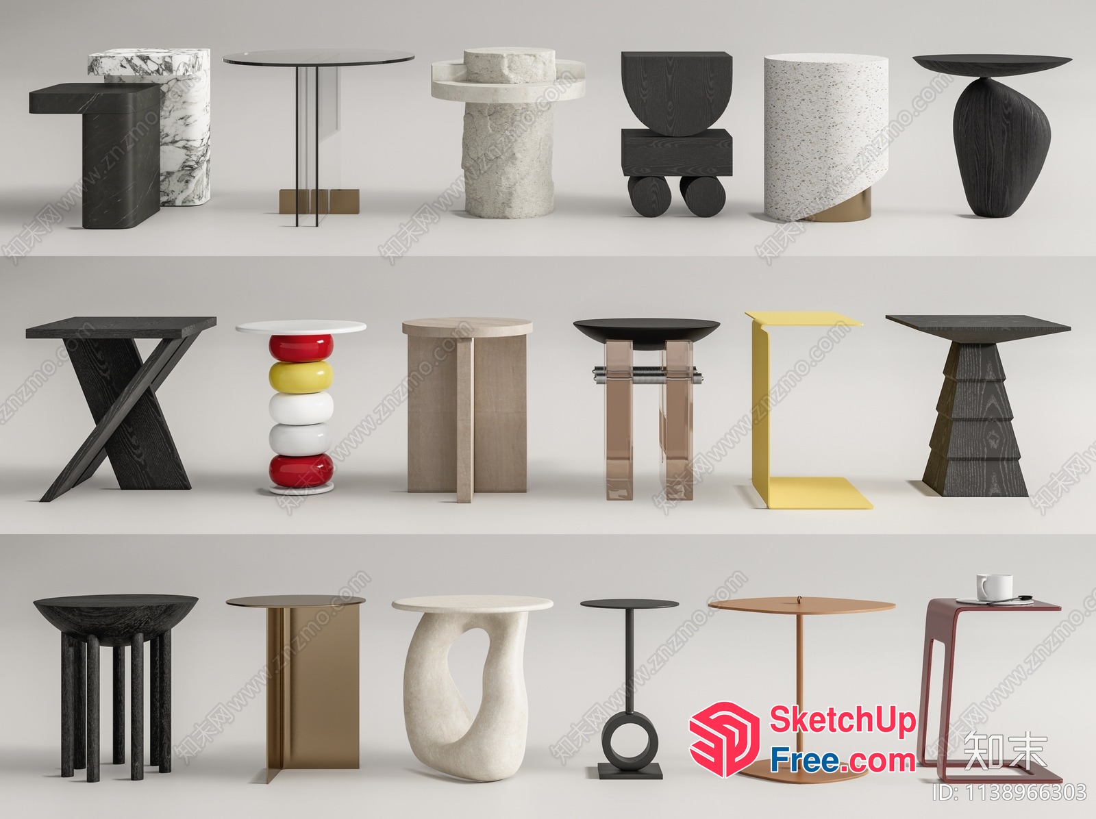Modern Furniture Collection 3D SketchUp File