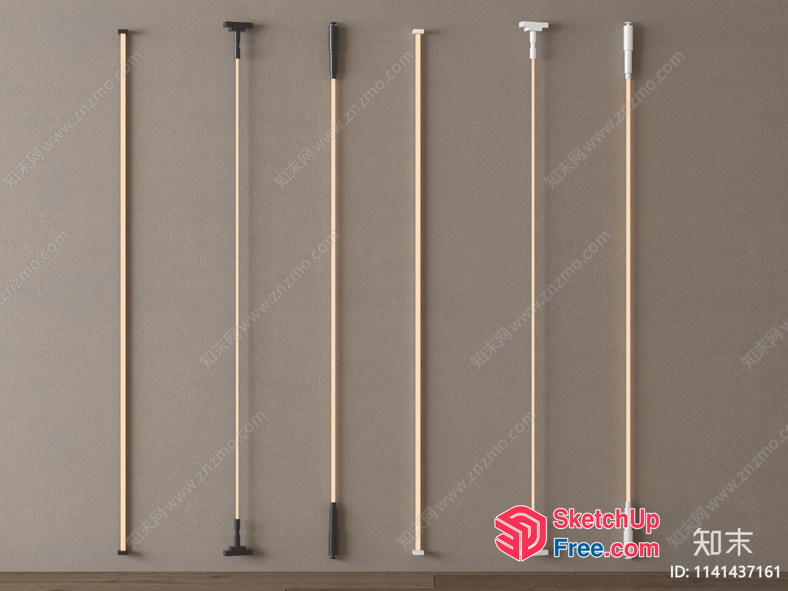 A Collection Of Sturdy Wooden Sticks 3D SketchUp File