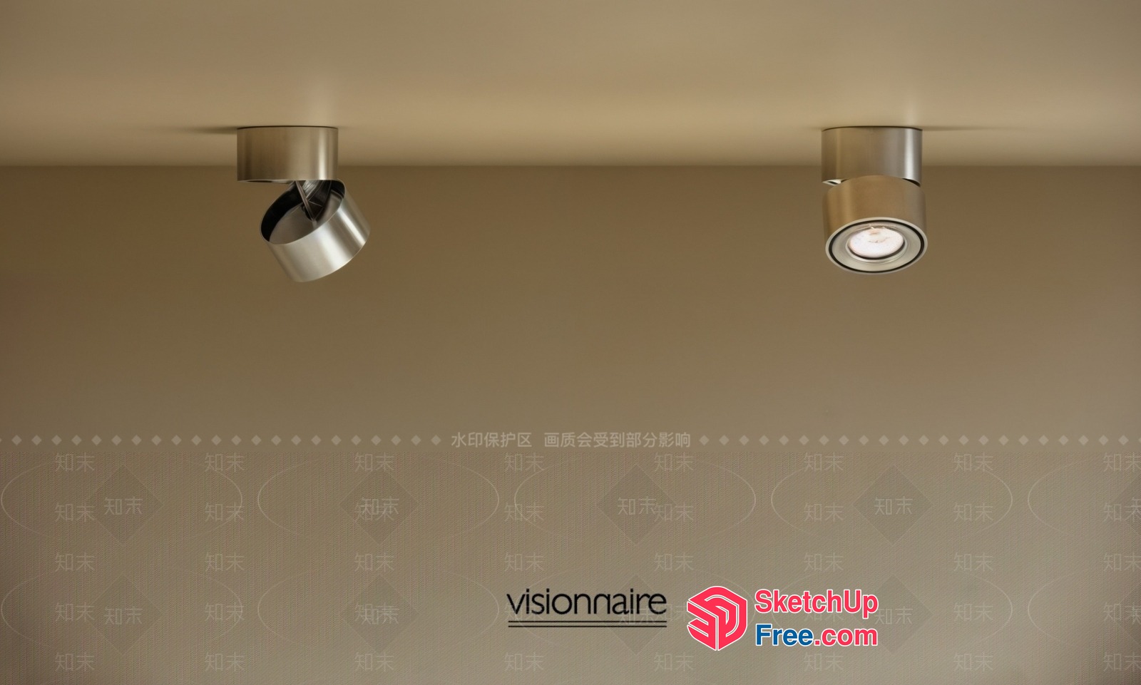 Visionnaire Lighting Fixtures 3D SketchUp File