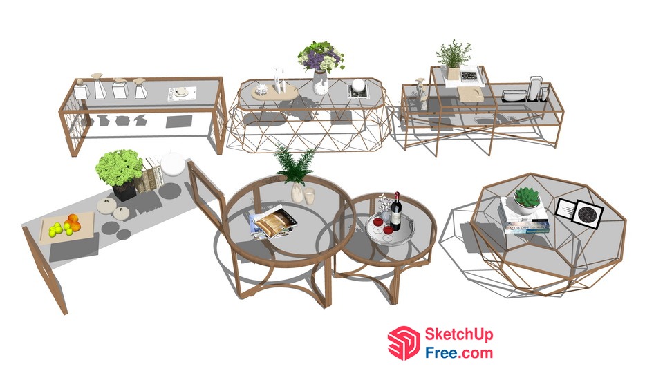 Modern Furniture Collection 3D SketchUp File