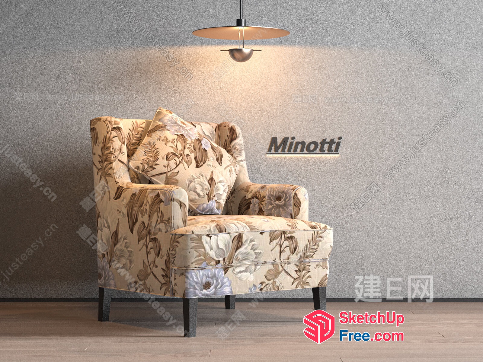 Minotti Sofa 3D SketchUp File