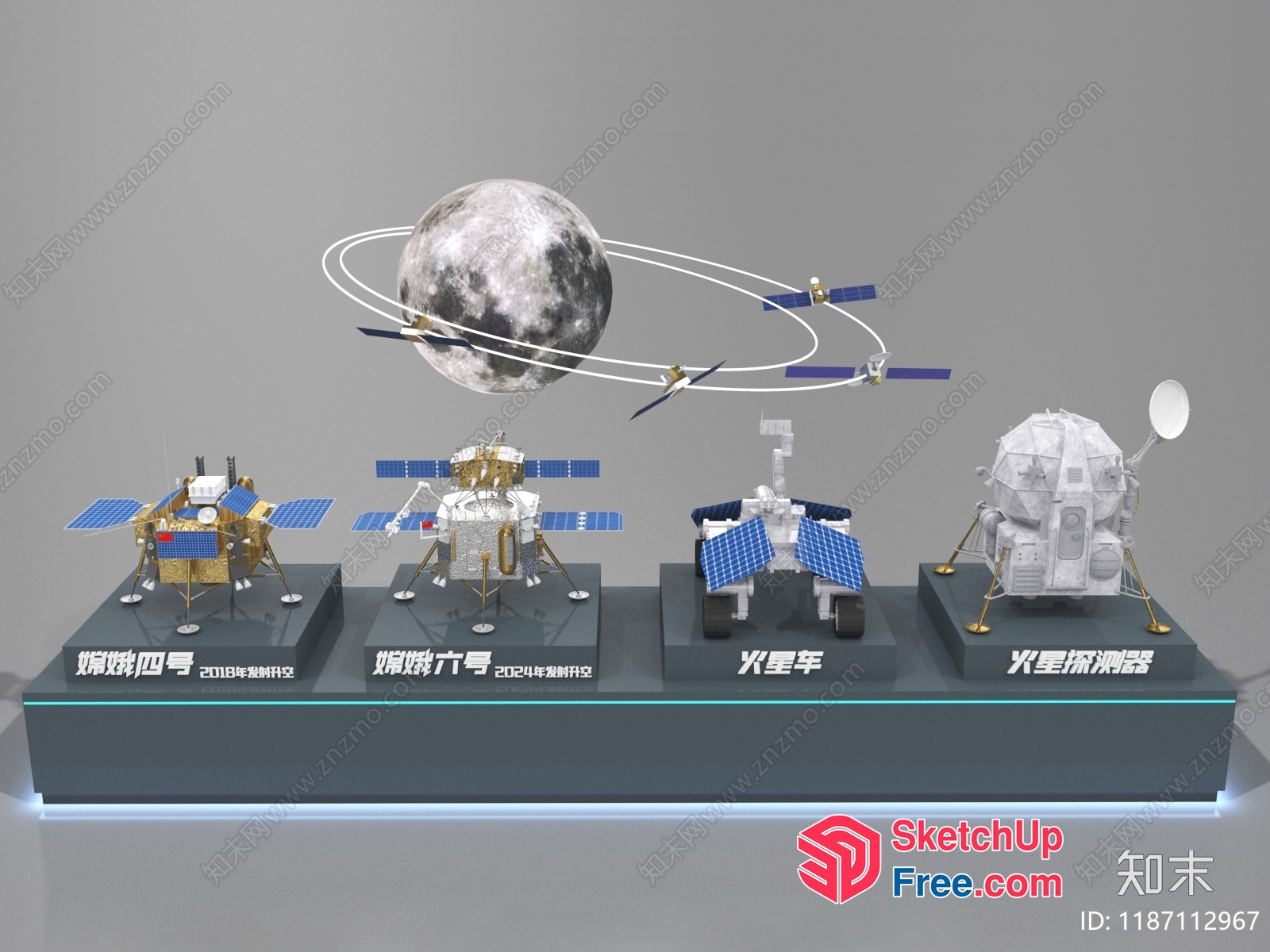 Lunar Exploration Vehicles 3D SketchUp File