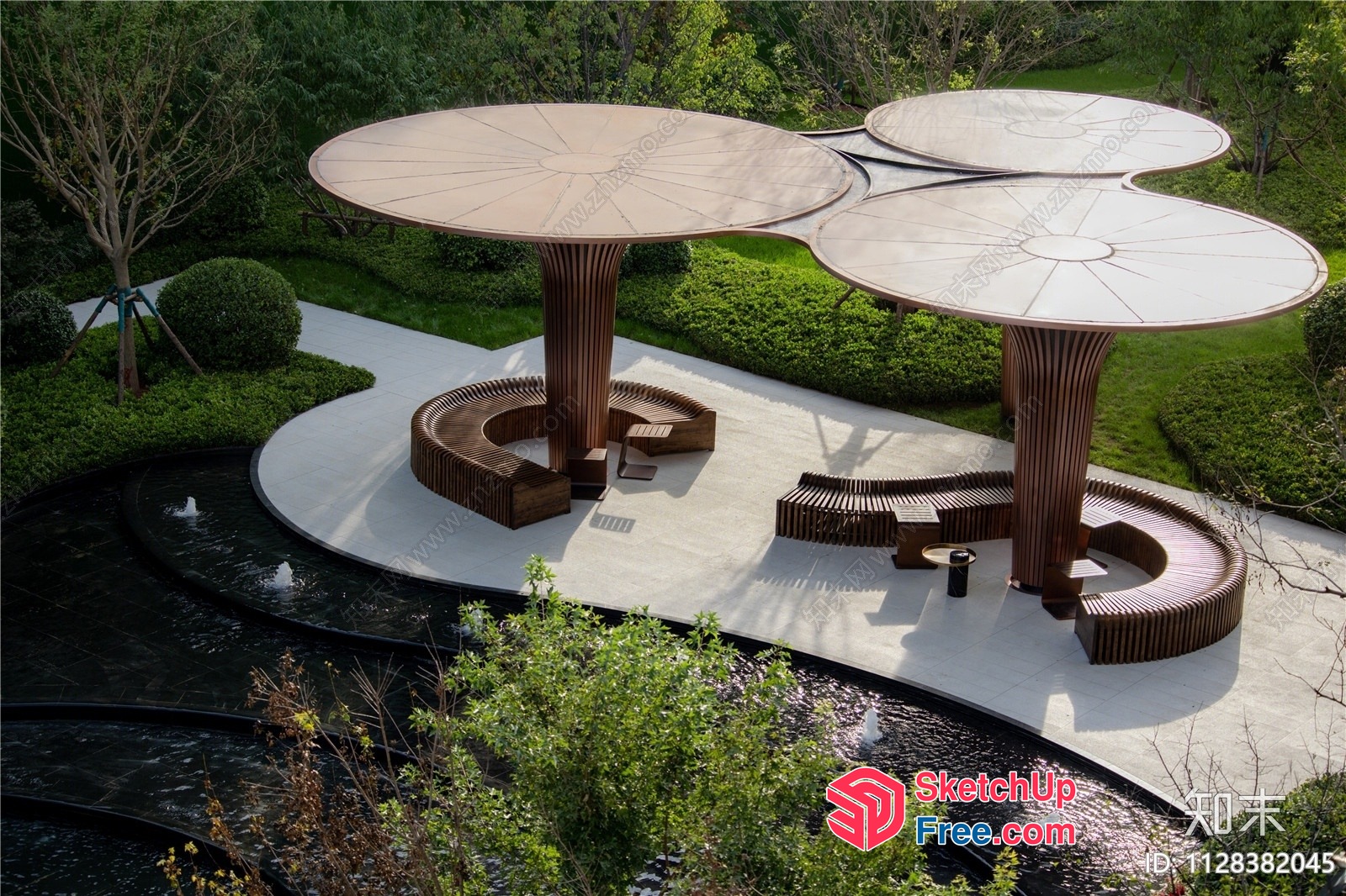 Serene Outdoor Oasis 3D SketchUp File