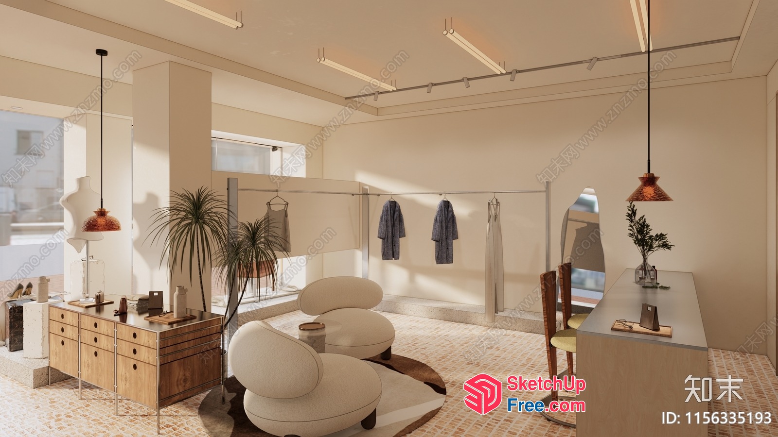 Minimalist Style Interior Design 3D SketchUp File