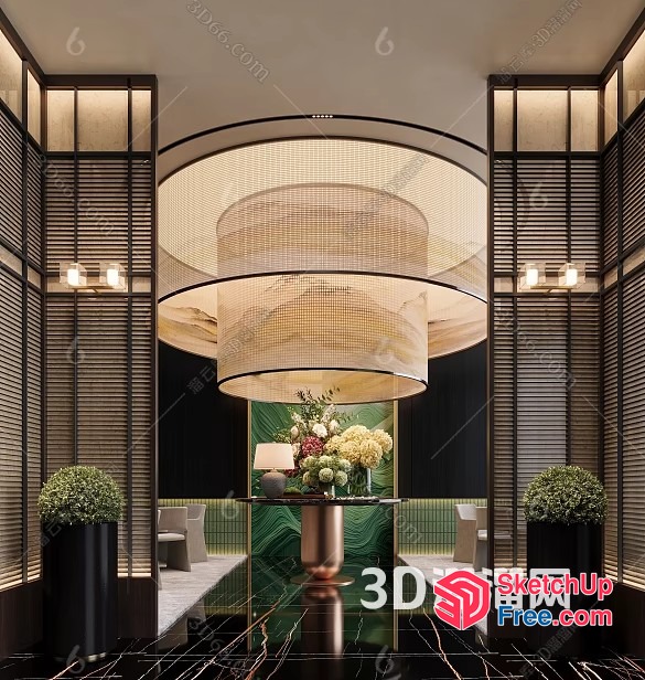 Elegant Modern Interior Design 3D SketchUp File