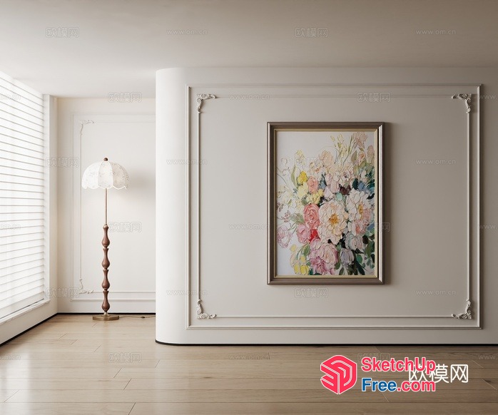 Elegant And Sophisticated Interior Design 3D SketchUp File