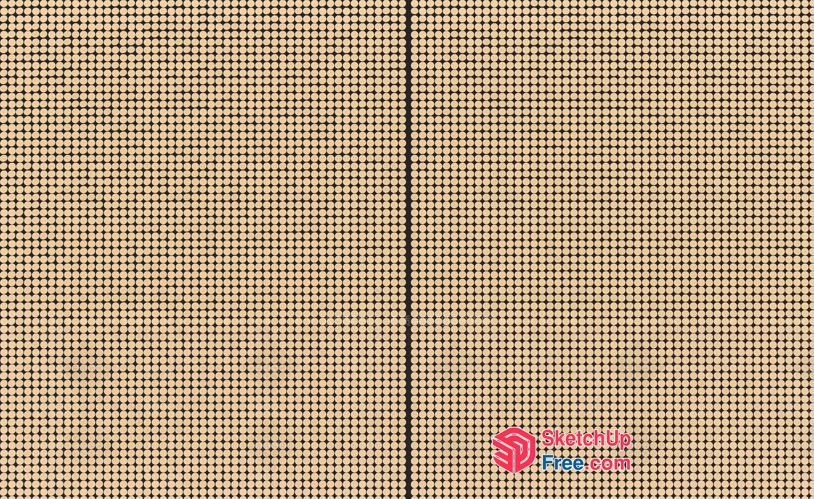 Beige And Black Grid Pattern 3D SketchUp File